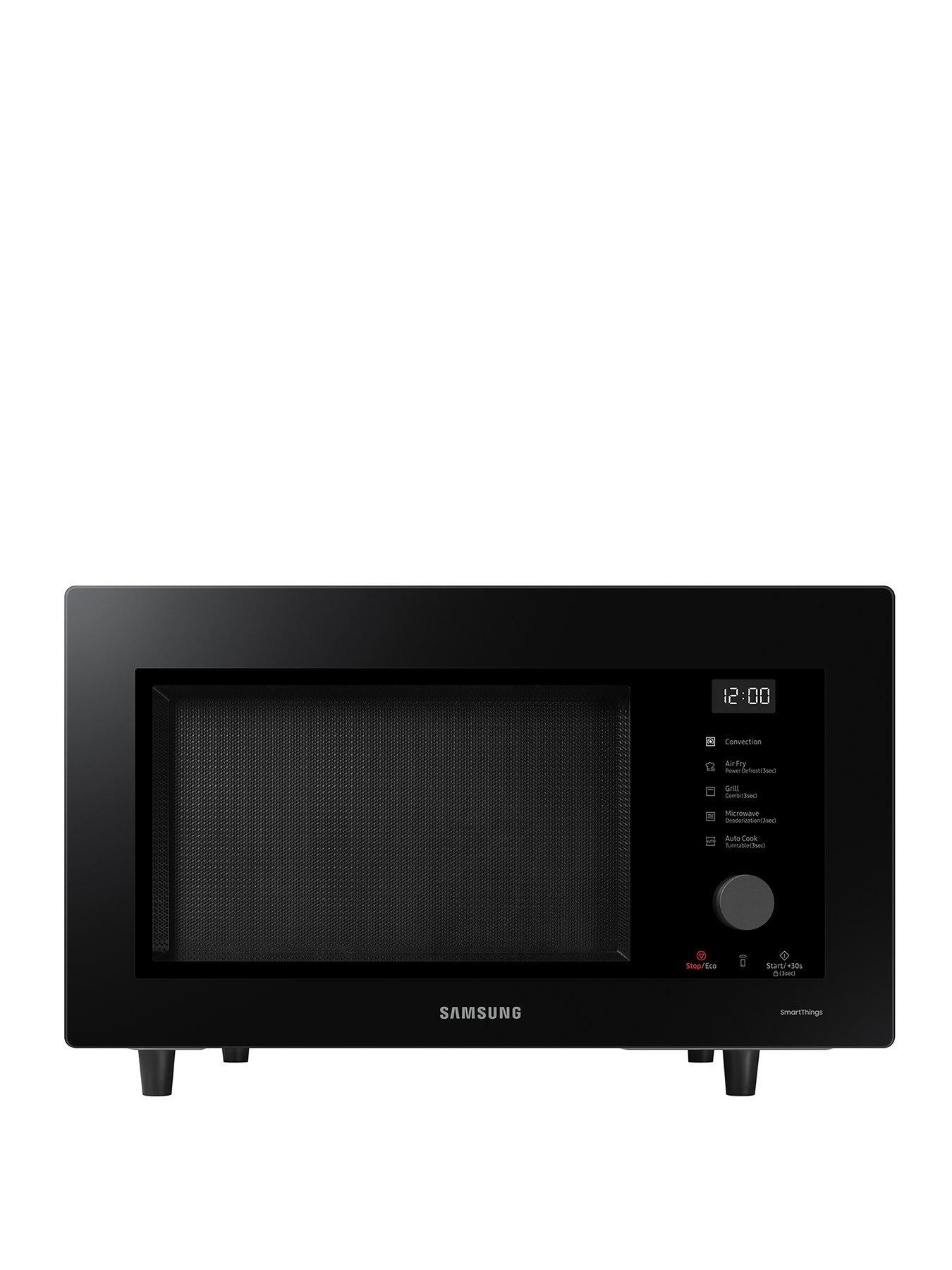 Samsung MC32DG7646CKE3 32-Litre Combi Bespoke Microwave with Air Fry - Black Glass