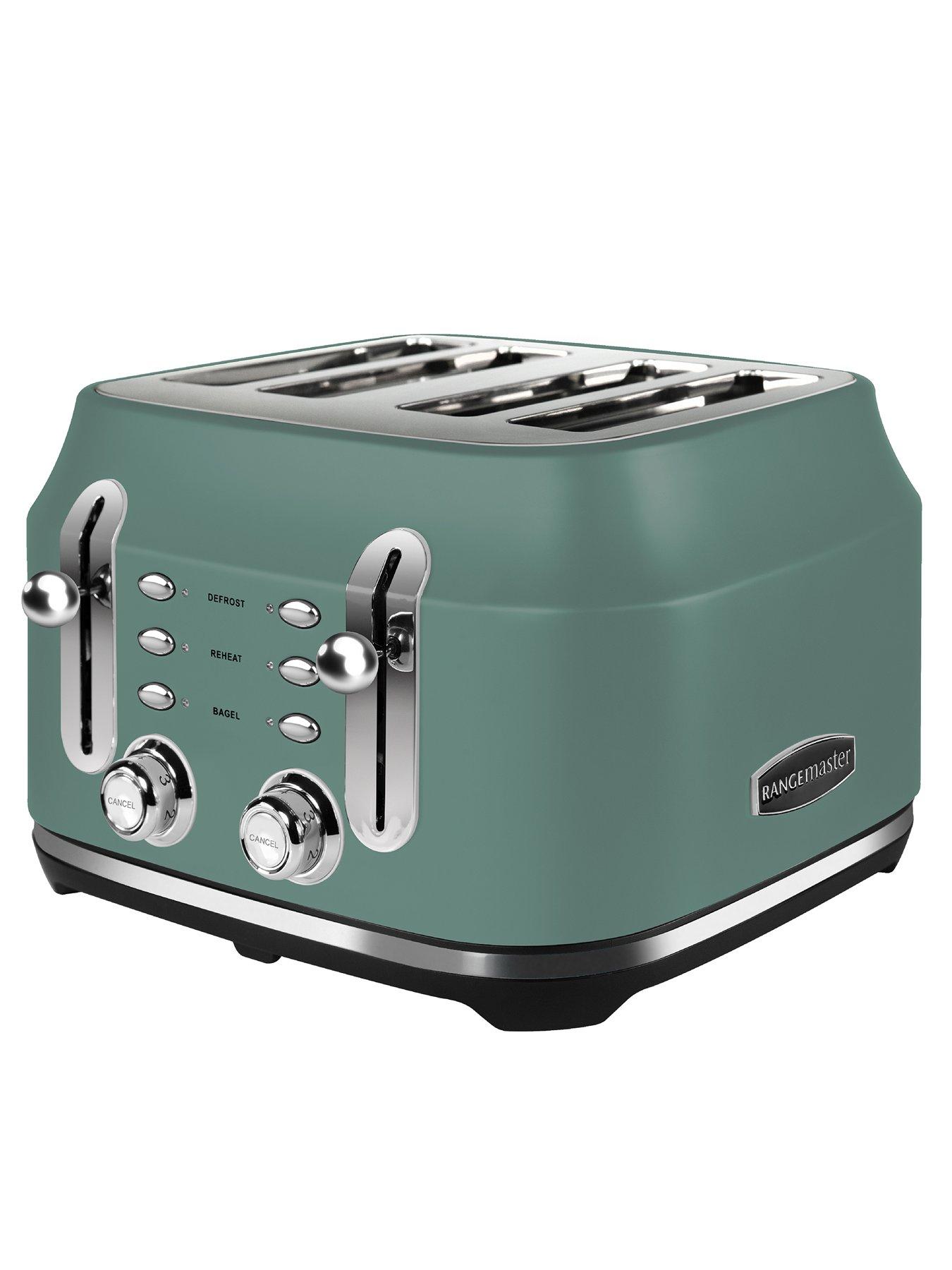 Image 2 of 6 of Rangemaster Classic 4 Slice Toaster - Mineral Green
