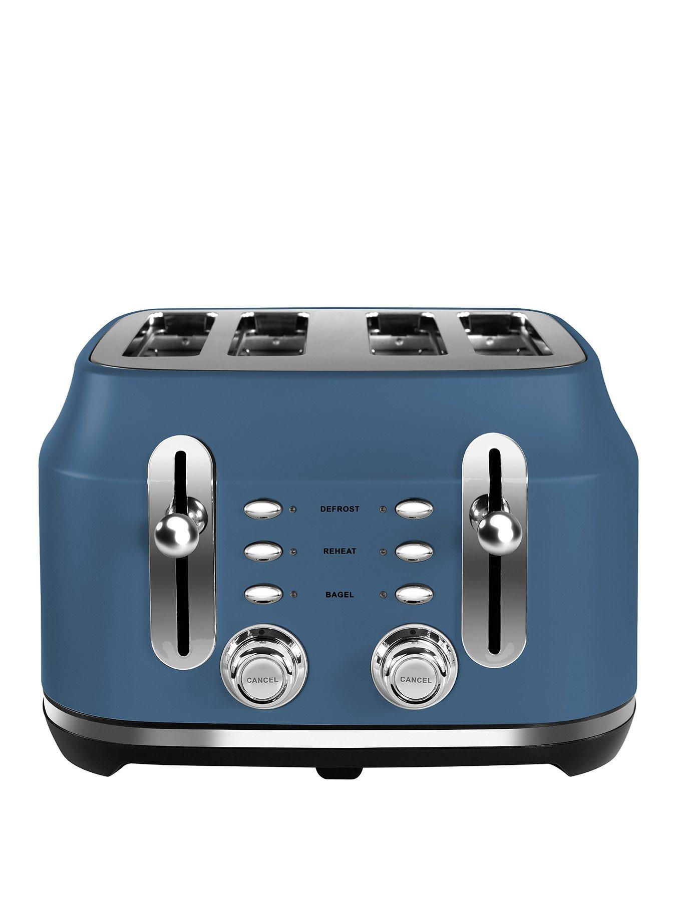 undefined Classic 4 Slice Toaster - Stone Blue