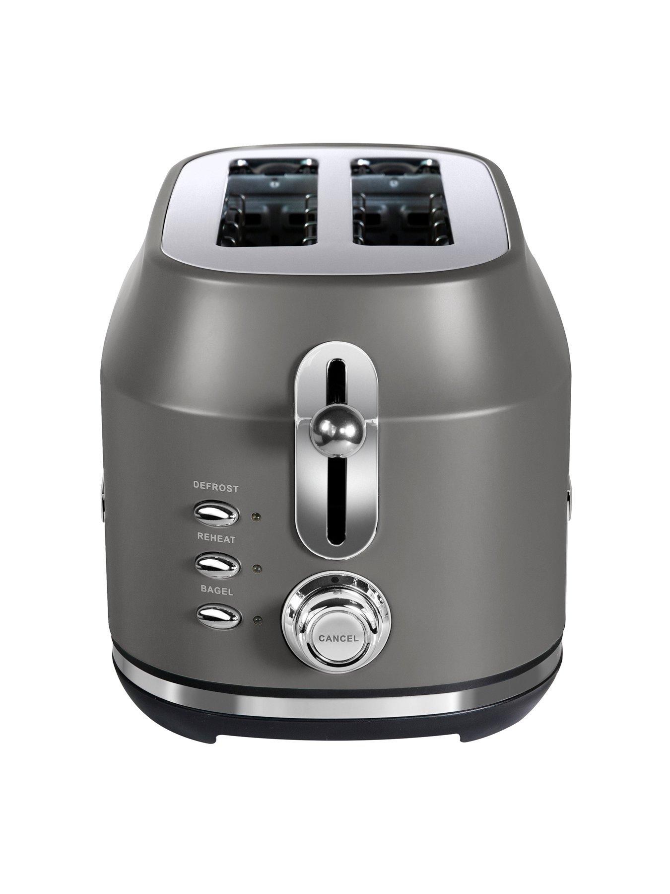 Image 3 of 7 of Rangemaster Classic 2 Slice Toaster - Grey