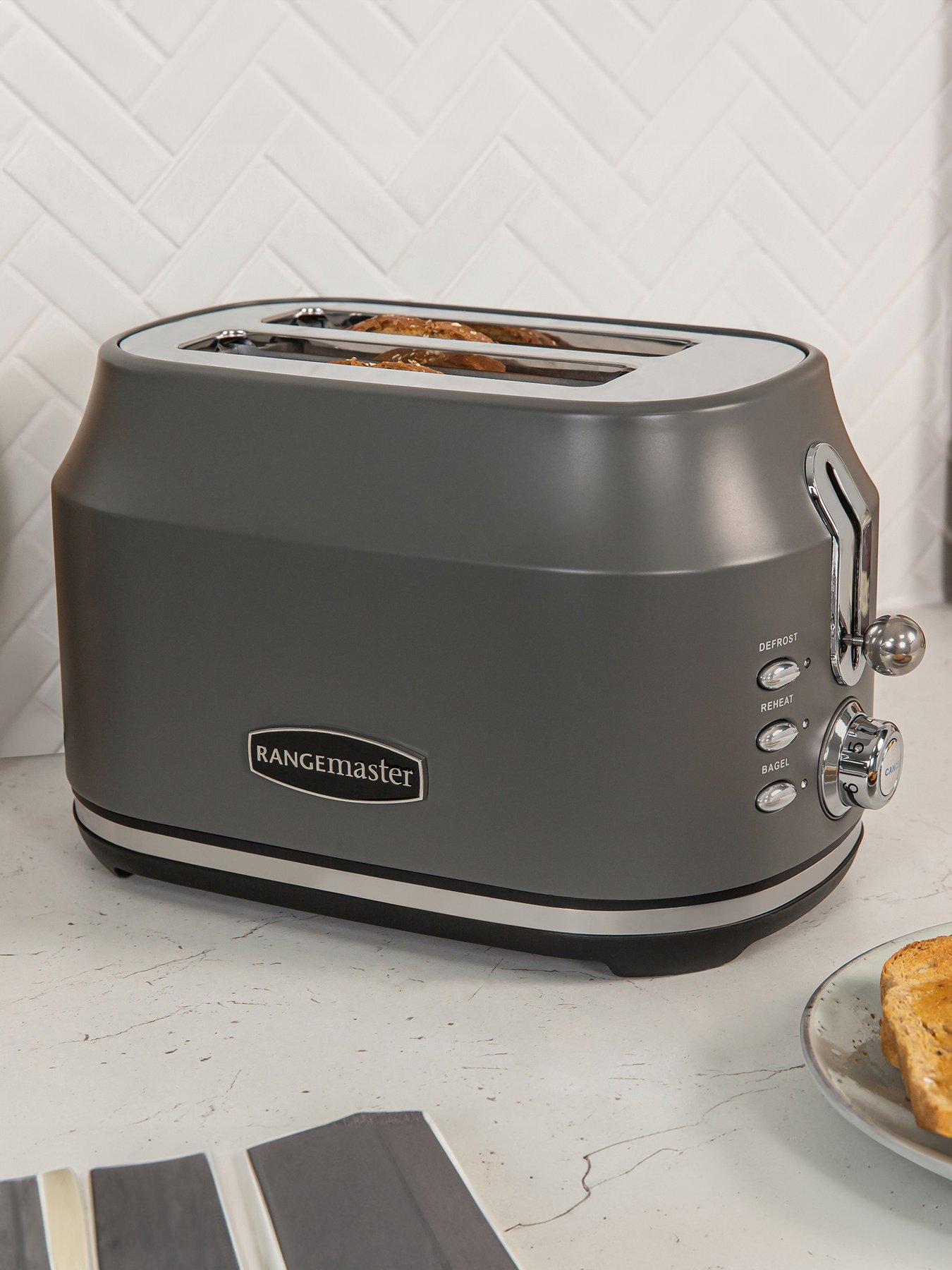 Image 4 of 7 of Rangemaster Classic 2 Slice Toaster - Grey
