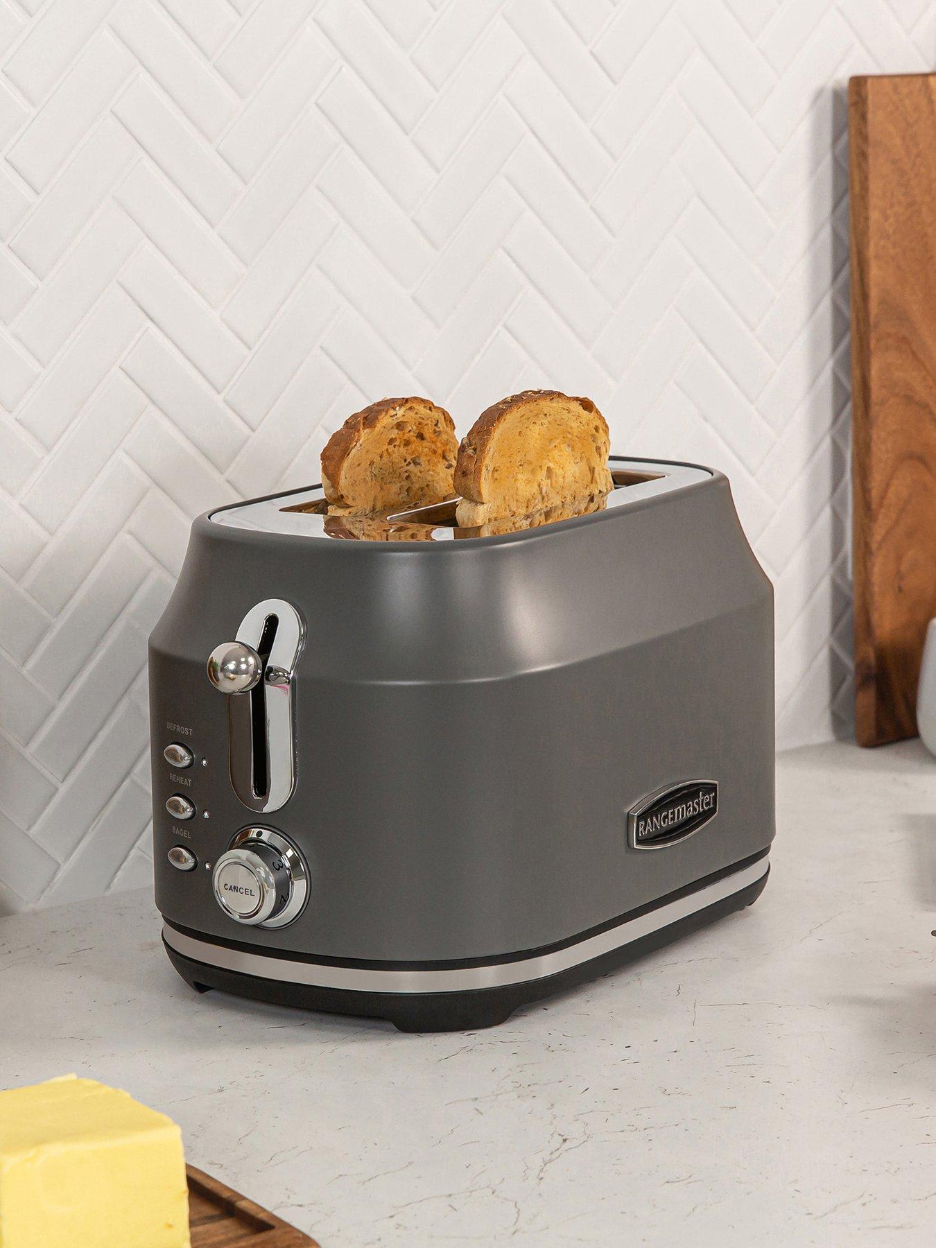 Image 5 of 7 of Rangemaster Classic 2 Slice Toaster - Grey