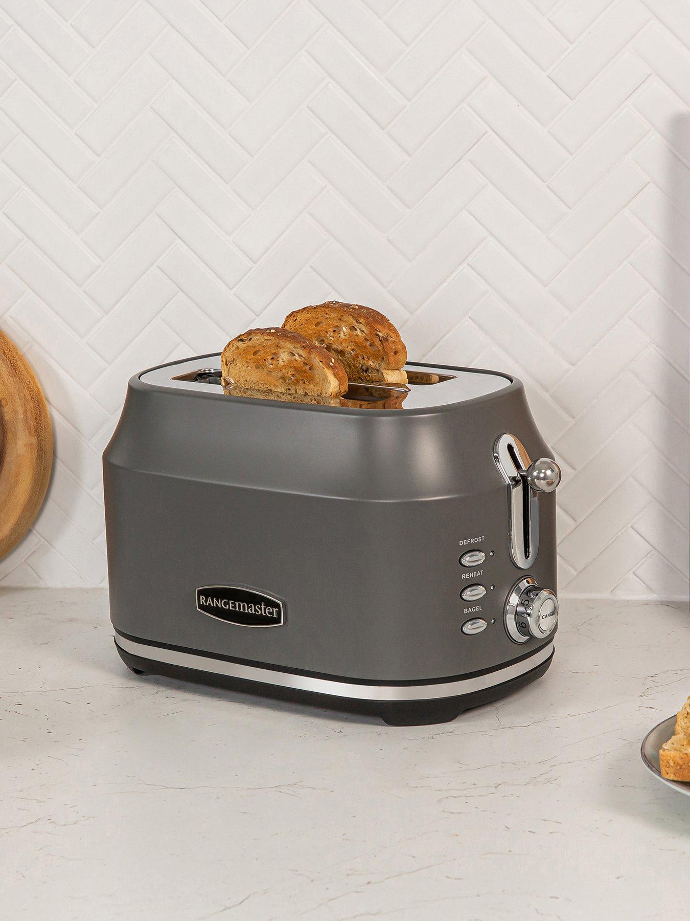 Image 6 of 7 of Rangemaster Classic 2 Slice Toaster - Grey