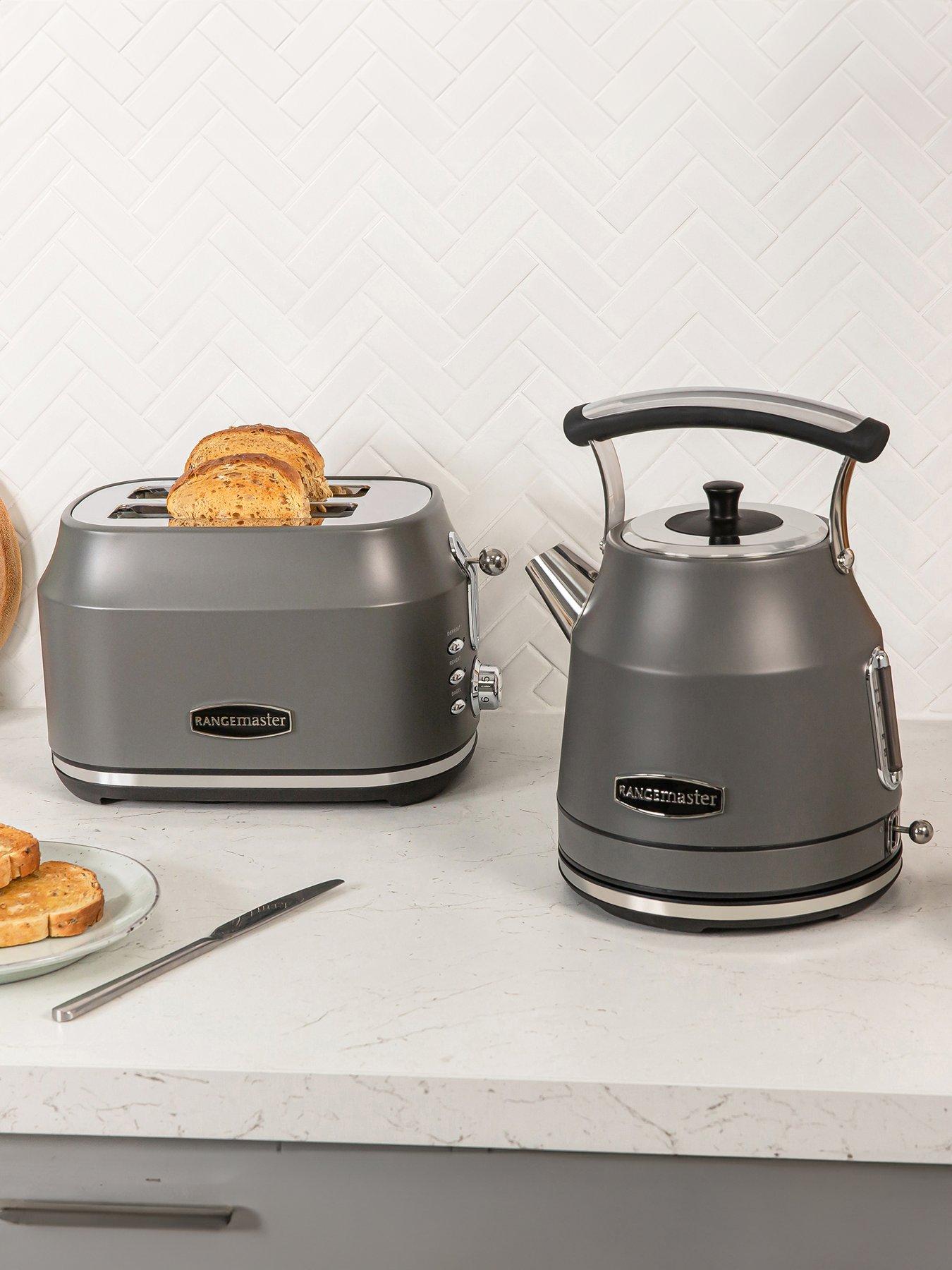 Image 7 of 7 of Rangemaster Classic 2 Slice Toaster - Grey