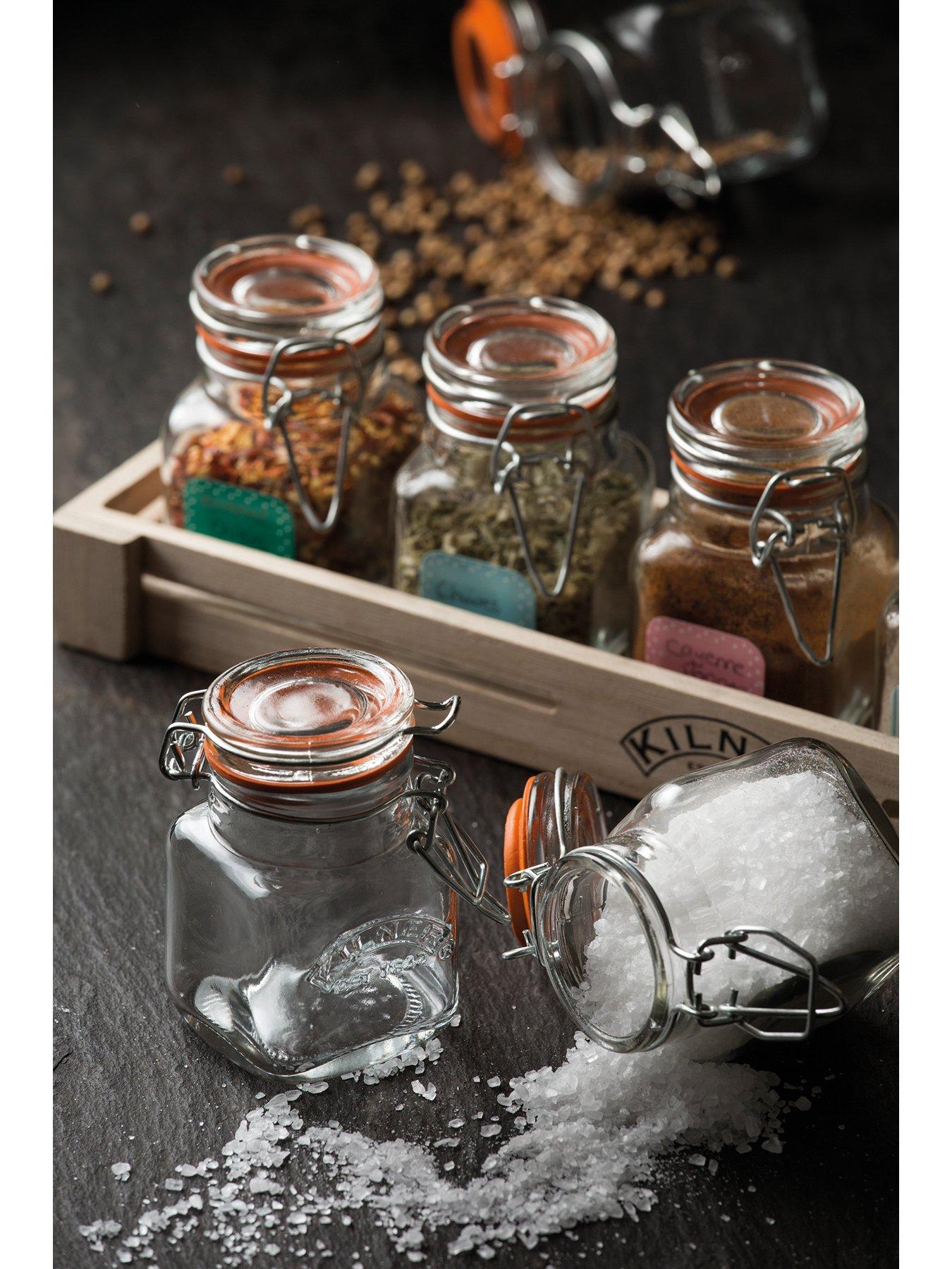 kilner-glass-clip-top-spice-jar-set