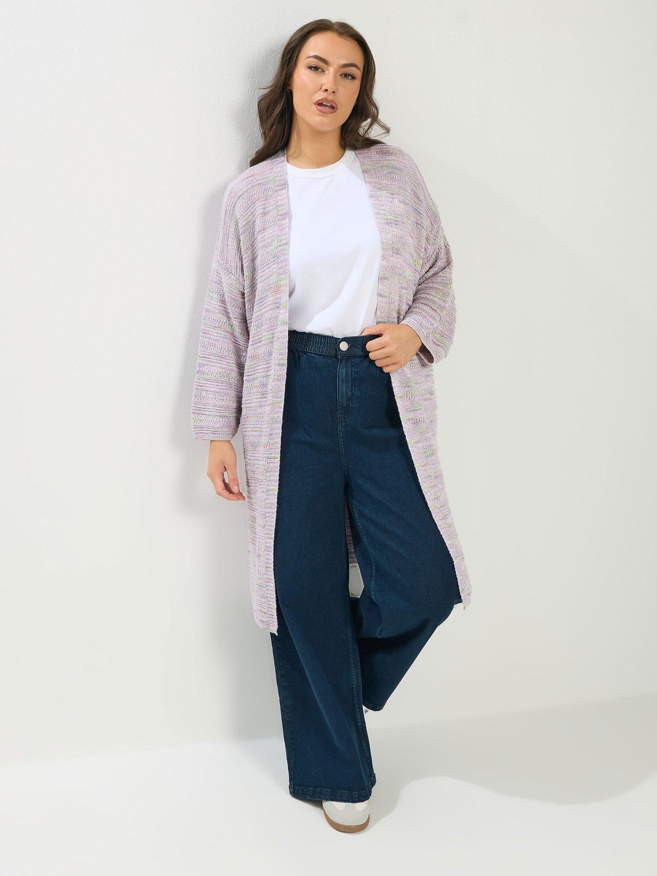 yours-curve-stripe-space-dyed-cardigan-purpleback