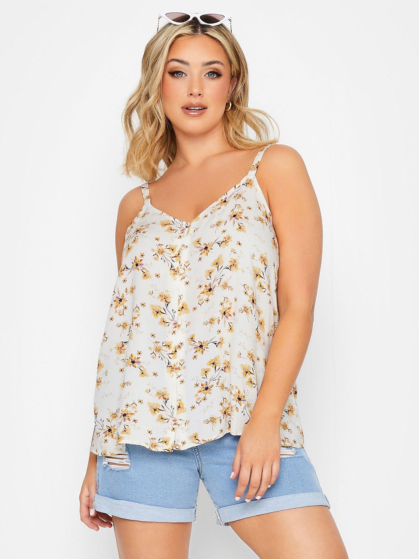 yours-curve-button-cami-vest-white