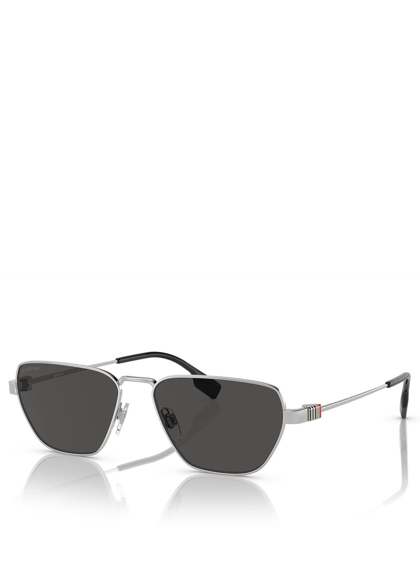 Image 1 of 4 of Burberry Burberry 0be3146 Rectangle Sunglasses