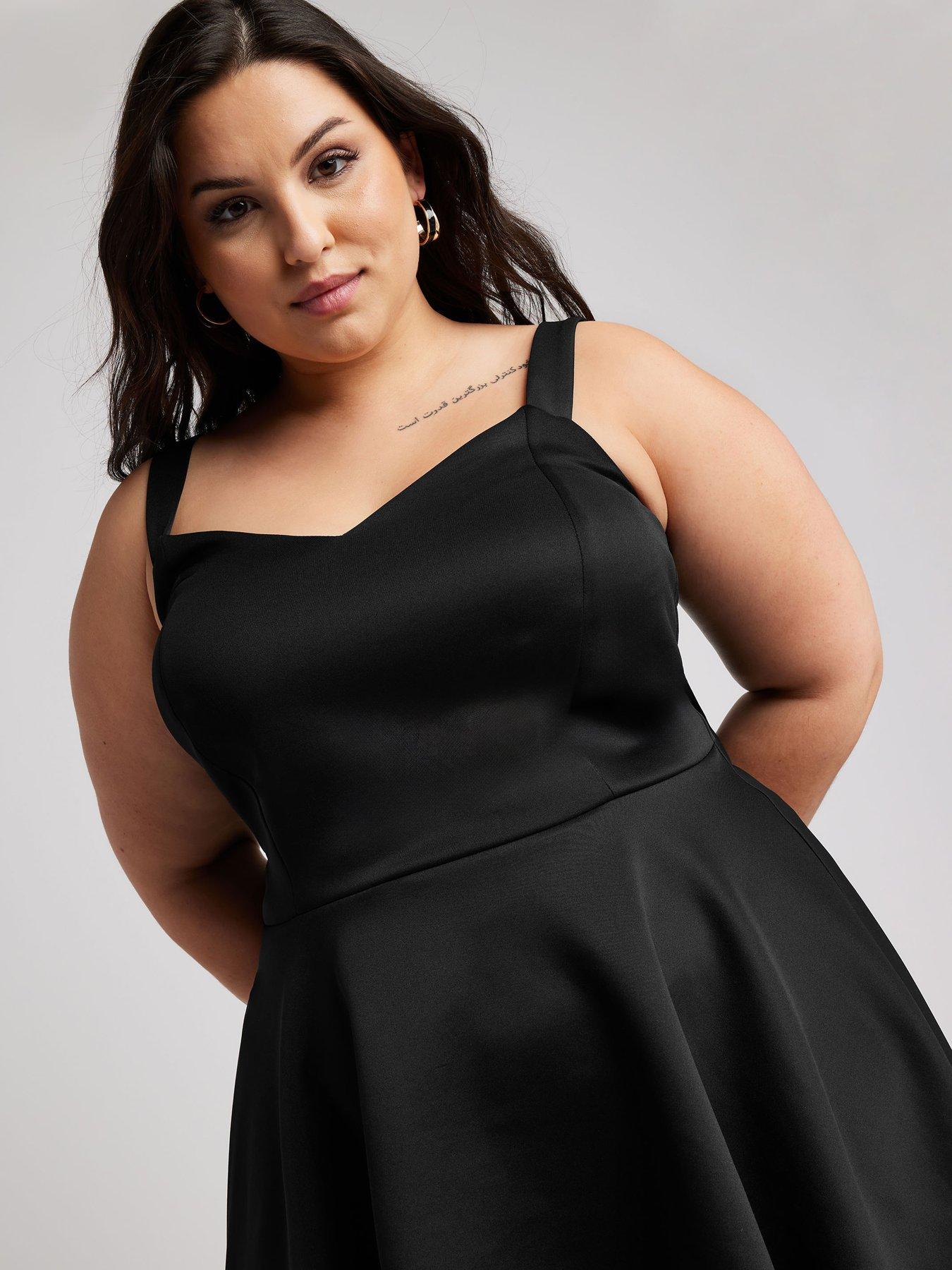 yours-curve-bow-back-peplum-top-blackoutfit