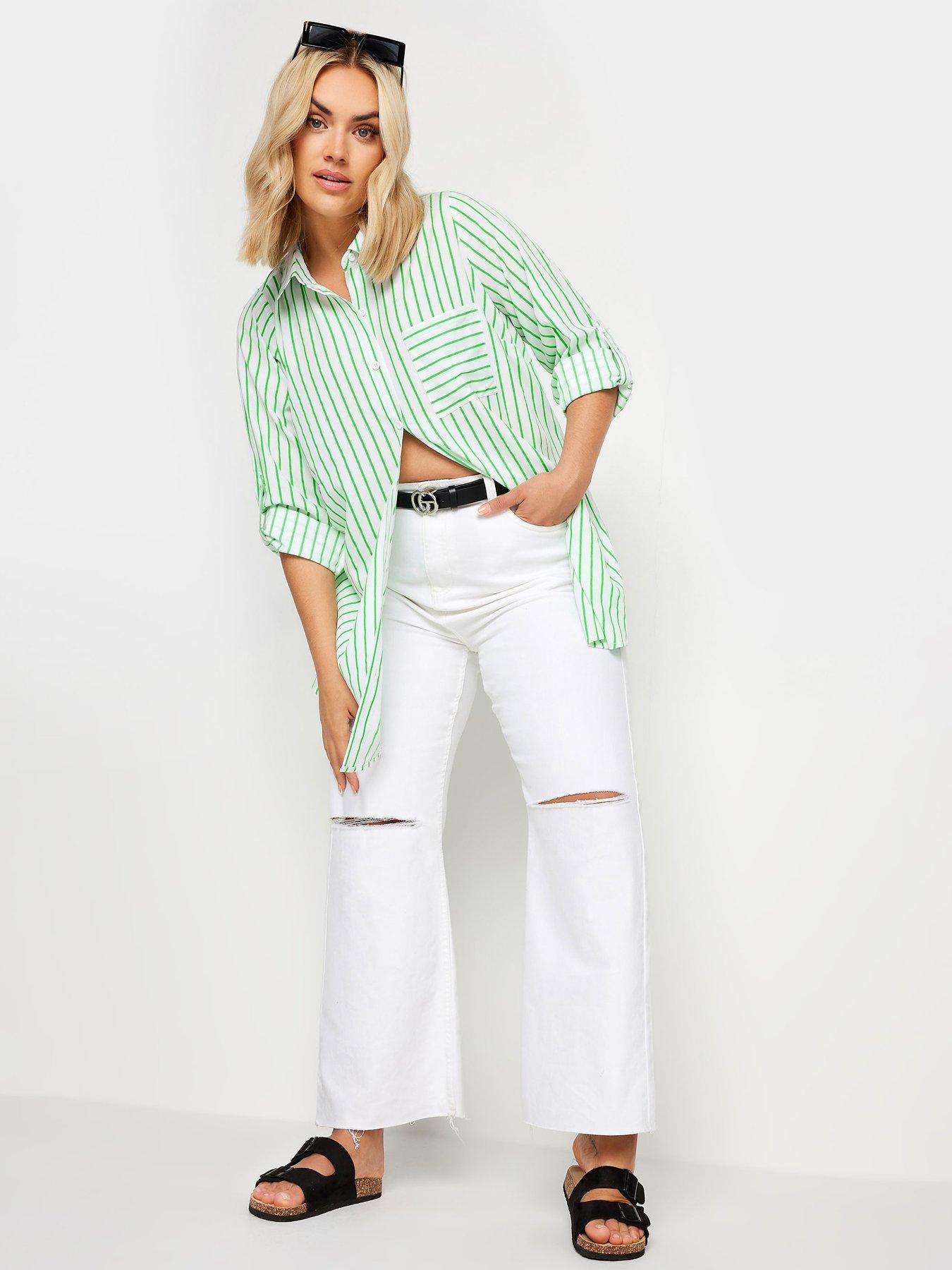 yours-curve-boyfriend-shirt-stripe-greenback