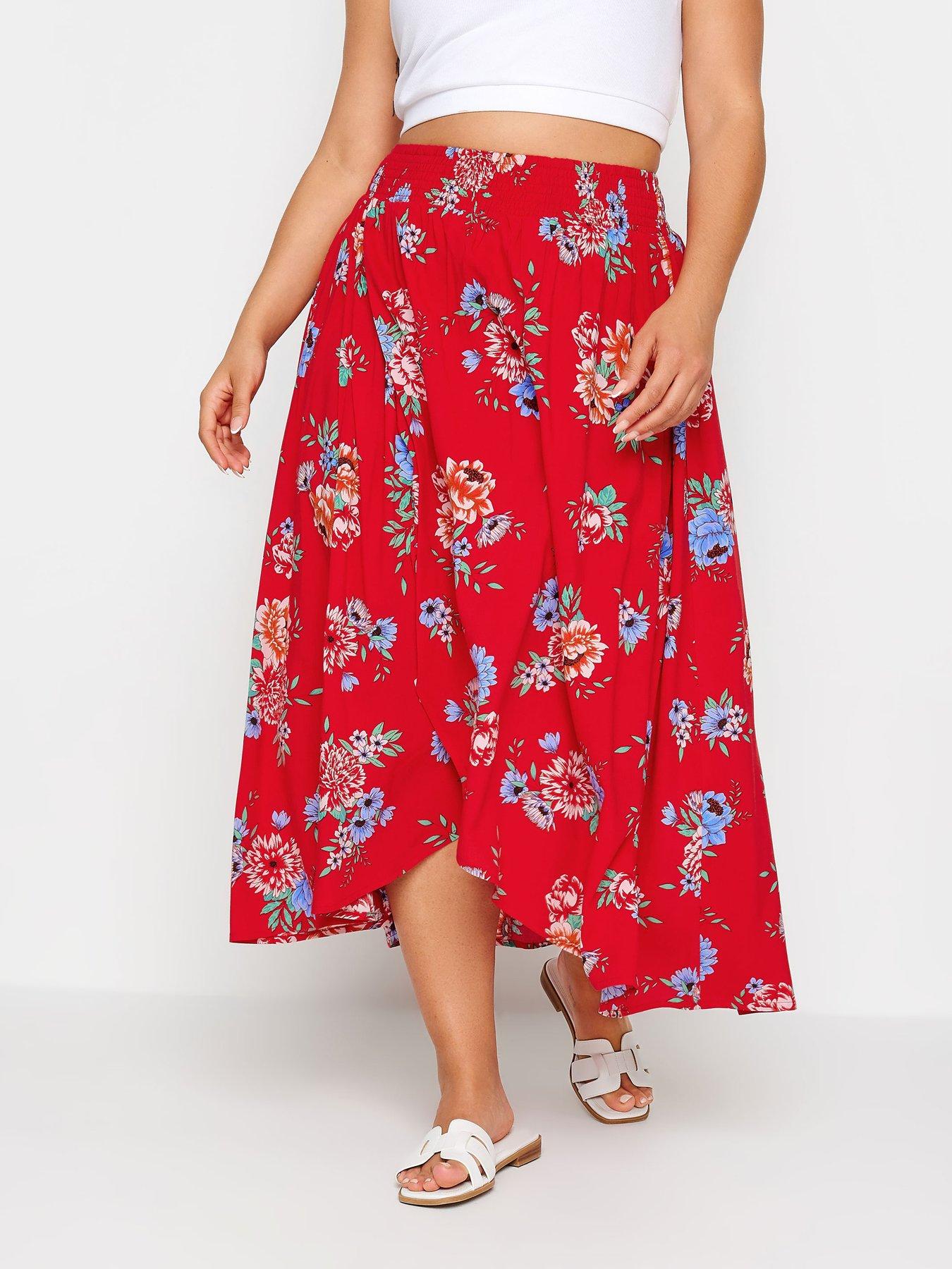 yours-curve-tulip-skirt-red-formal-floral