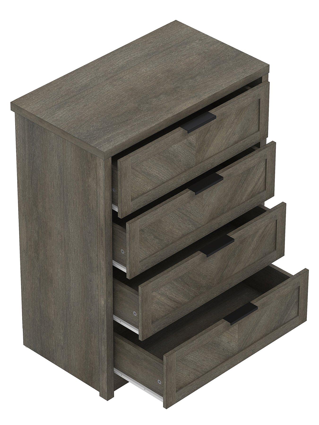 very-home-chevry-4-drawer-chest-greynbspoakdetail