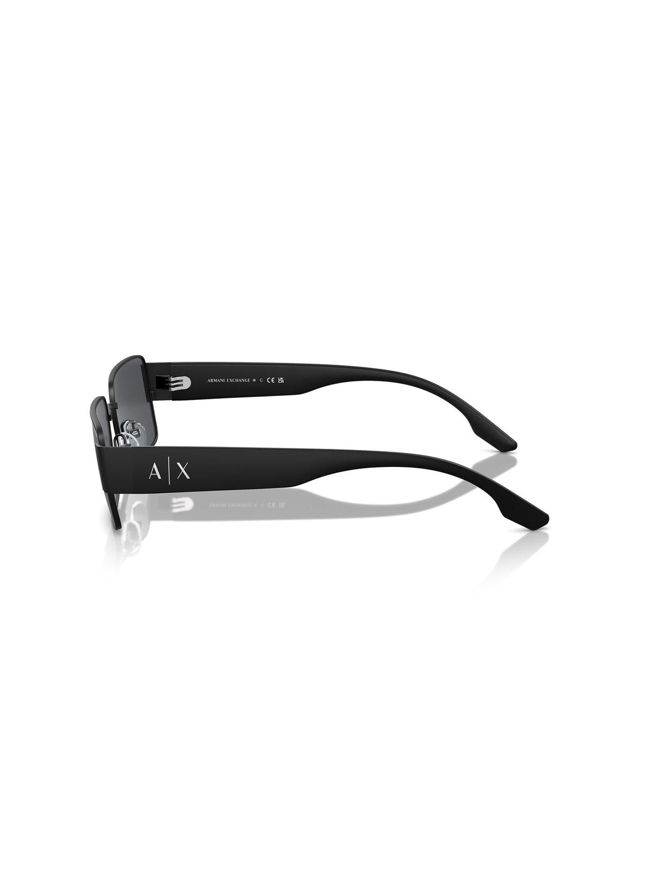 Image 2 of 4 of Armani Exchange 0Ax2052S Rectangle Sunglasses - Black