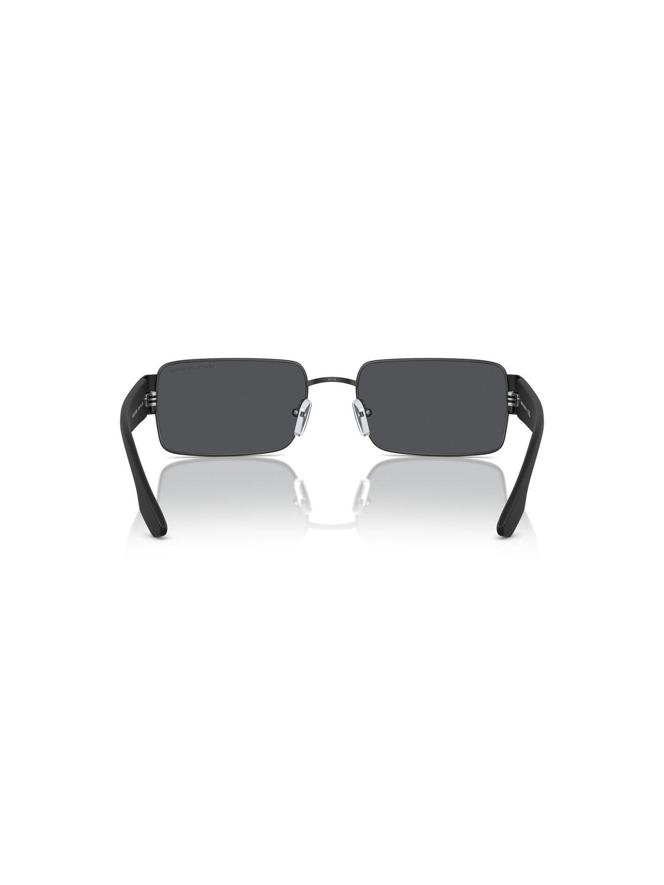 Image 4 of 4 of Armani Exchange 0Ax2052S Rectangle Sunglasses - Black