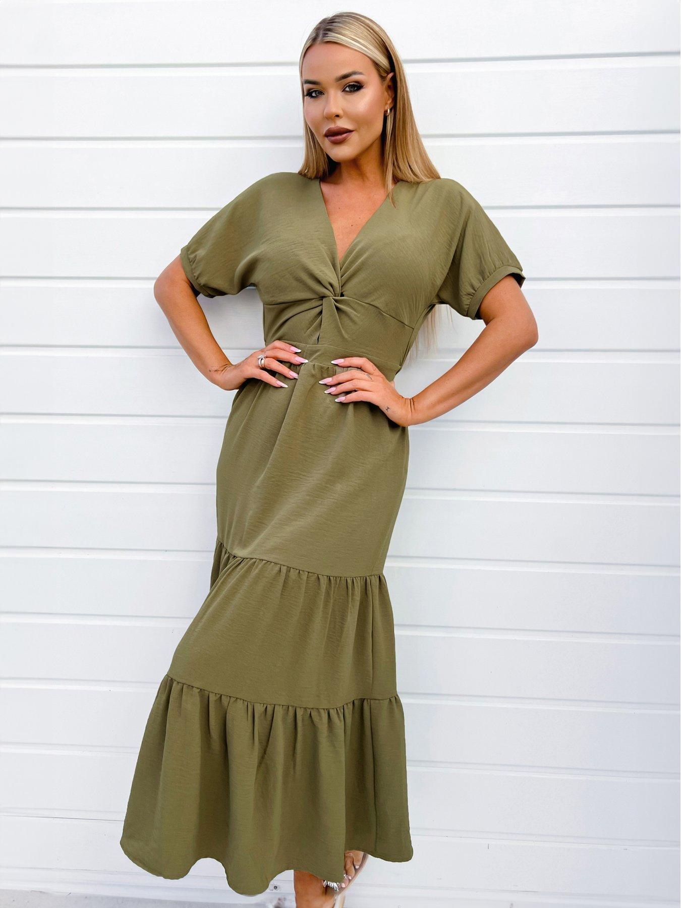 ax-paris-ax-paris-khaki-twist-front-maxi-smock-dressback