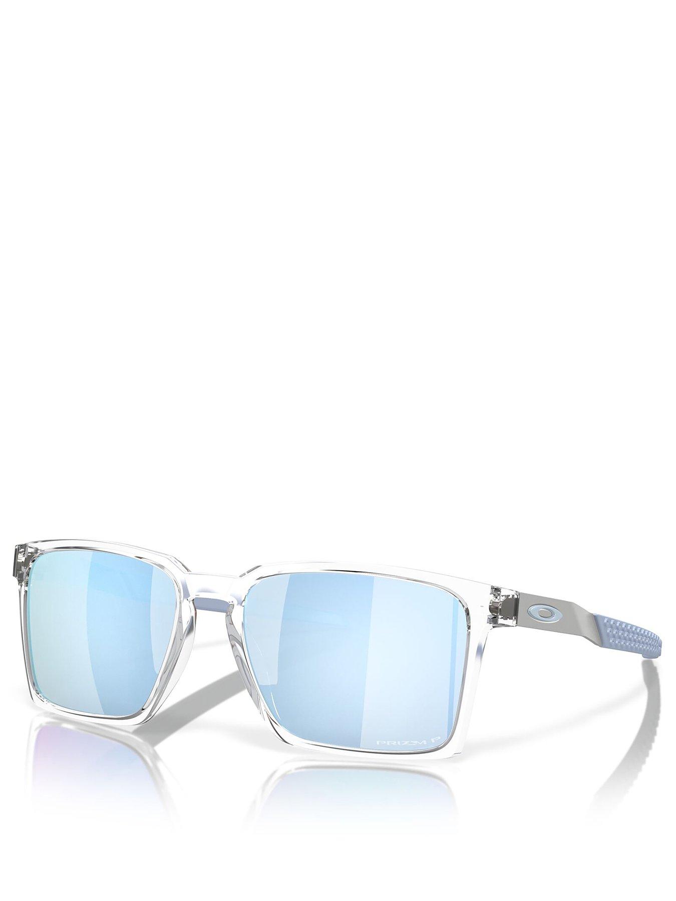 Image 1 of 4 of Oakley Exchange Sun Square Sunglasses - Blue Ice