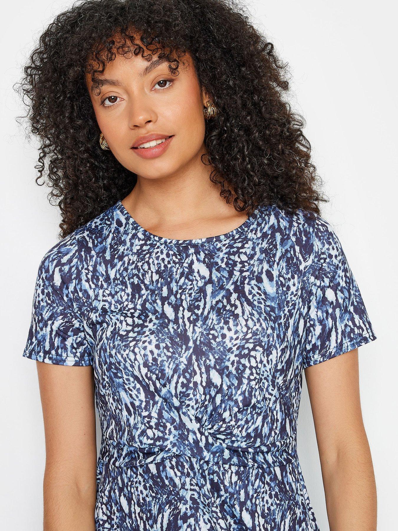 mco-blue-print-twist-front-dressoutfit