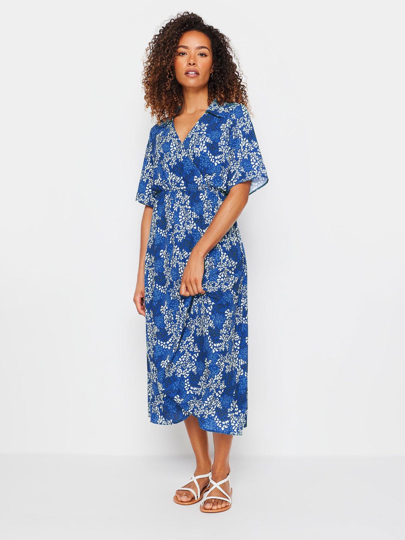 mco-blue-flower-printed-collared-dressback