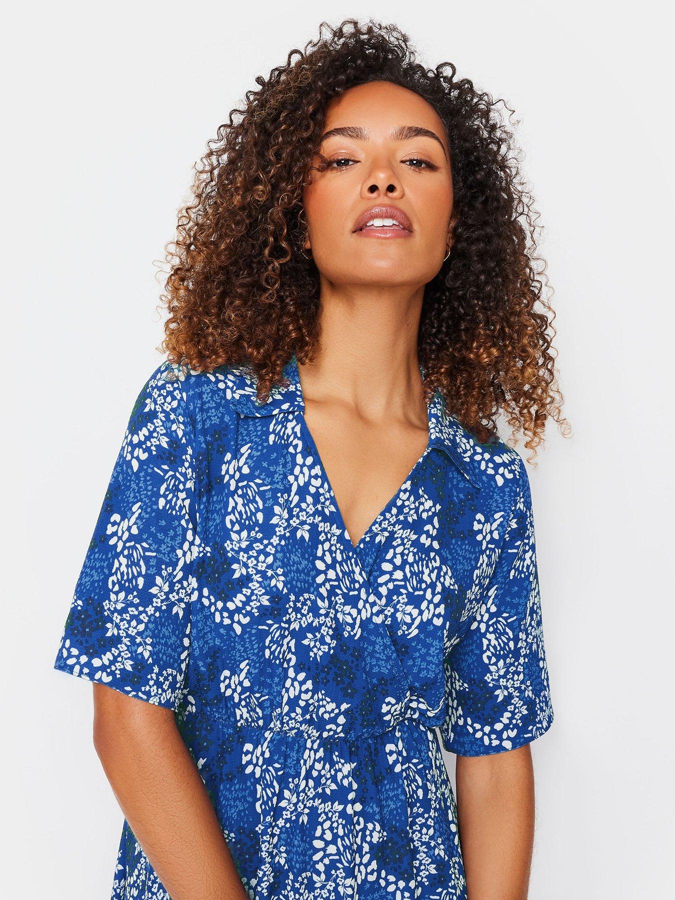 mco-blue-flower-printed-collared-dressoutfit