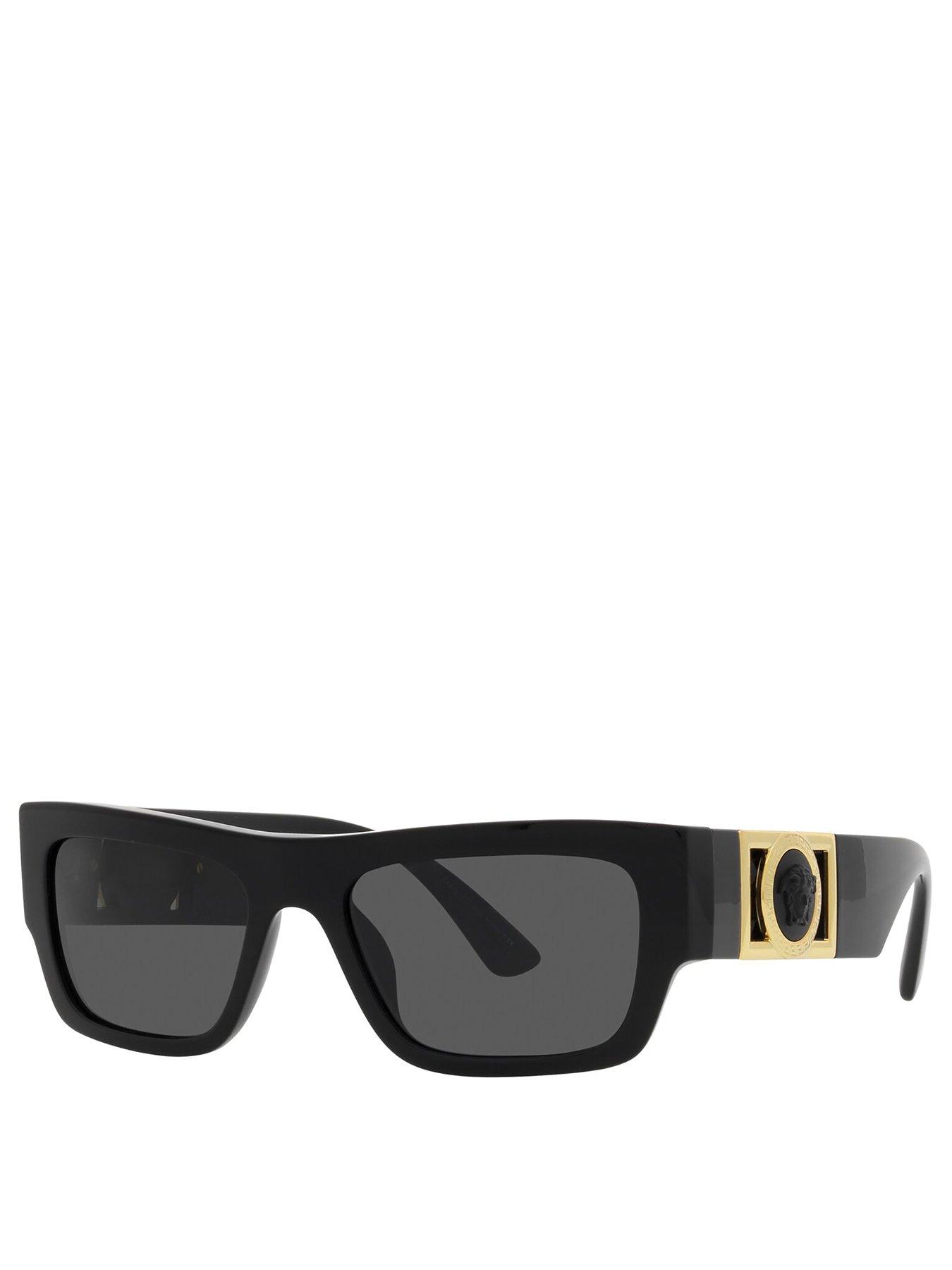 undefined 0ve4416u Rectangle Sunglasses - Black