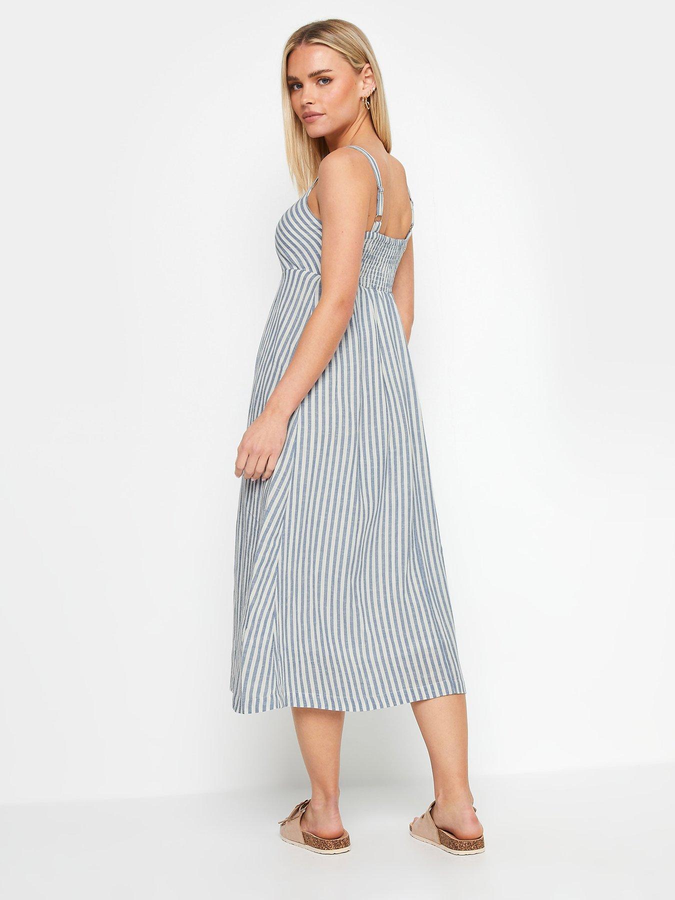 pixiegirl-petite-blue-stripe-midi-dressstillFront