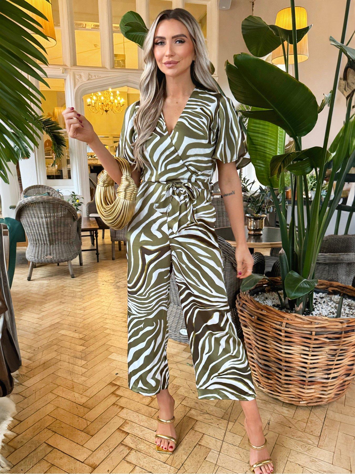 ax-paris-print-wrap-top-tie-waist-jumpsuit-greenoutfit