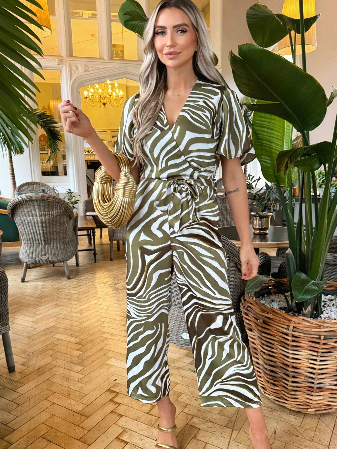 ax-paris-print-wrap-top-tie-waist-jumpsuit-greendetail