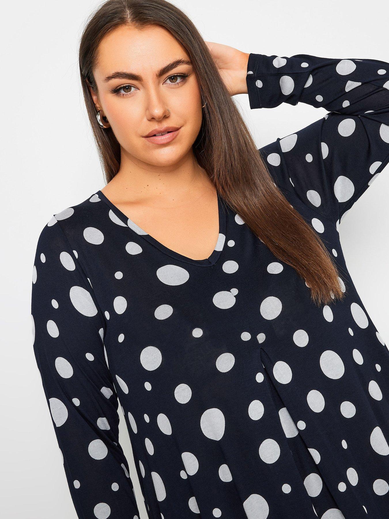 yours-curve-dot-printed-mini-dress-blueoutfit