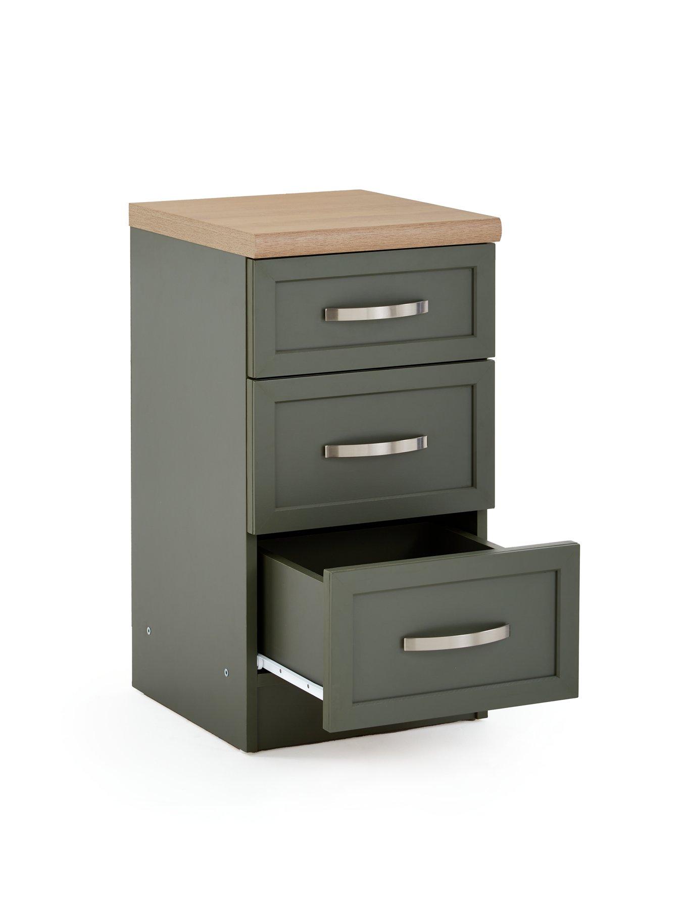 very-home-camberley-3-drawer-graduated-bedside-chest-greenoutfit