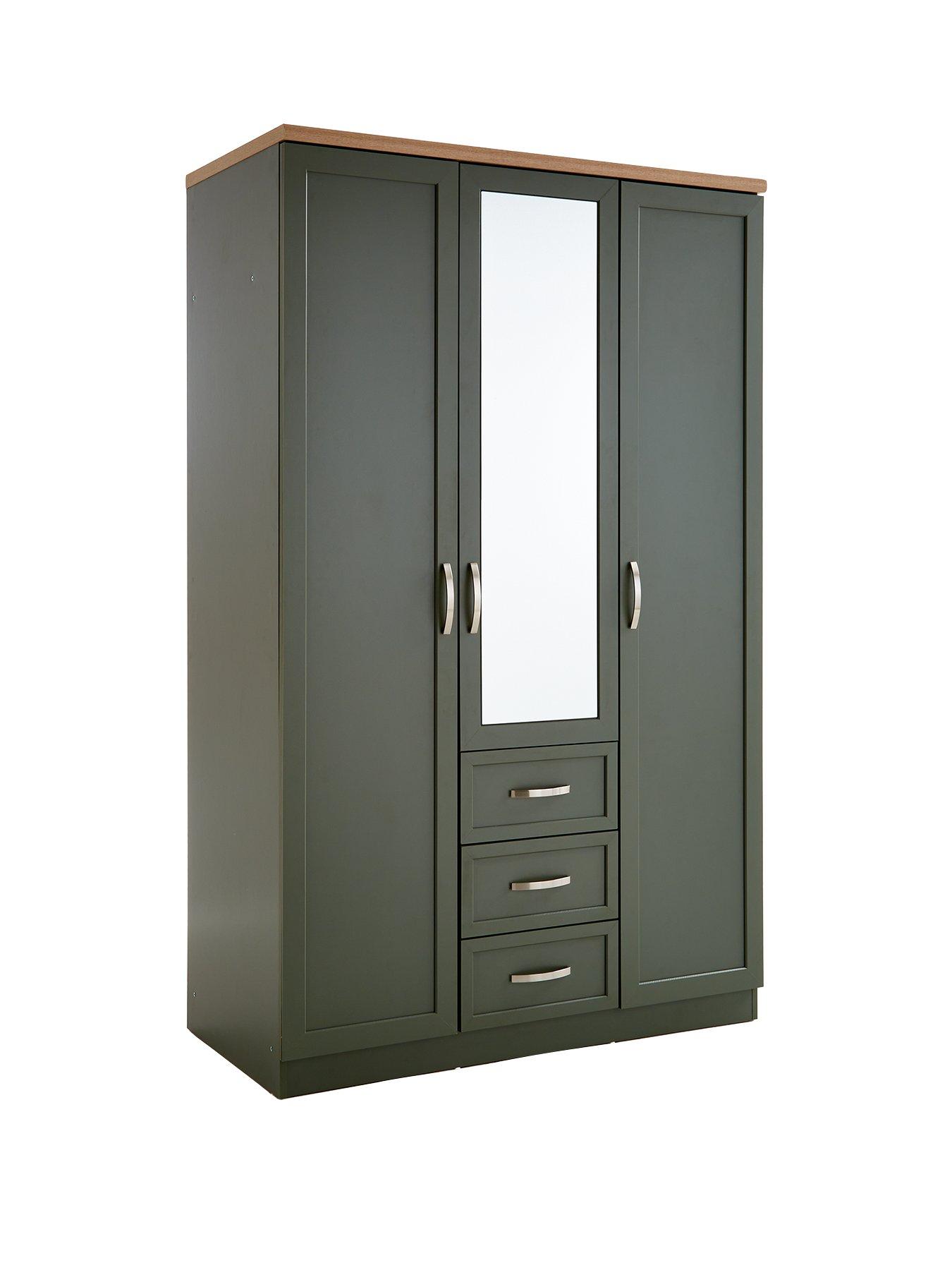 very-home-camberley-3-door-3-drawer-mirrored-wardrobe-greenback