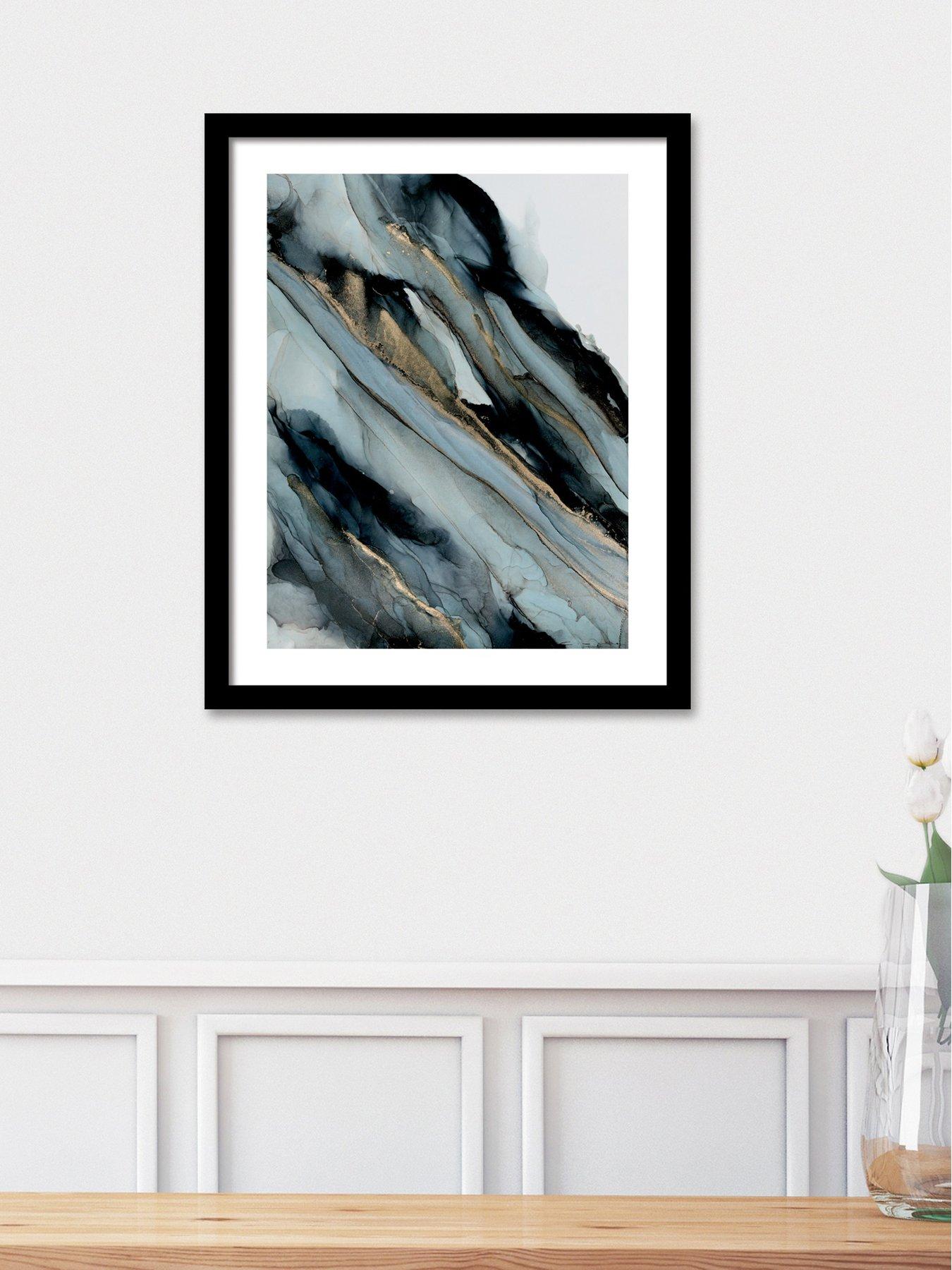 undefined Mysterious Flow Framed Art Print by Charlotte Vale