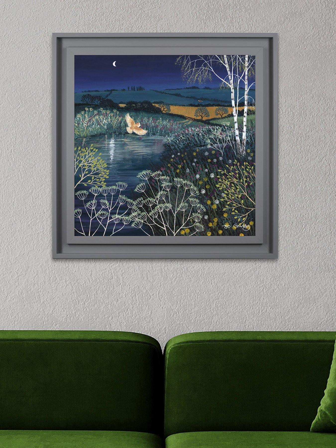 the-art-group-over-moonlit-pool-by-jo-grundy-framed-art-print