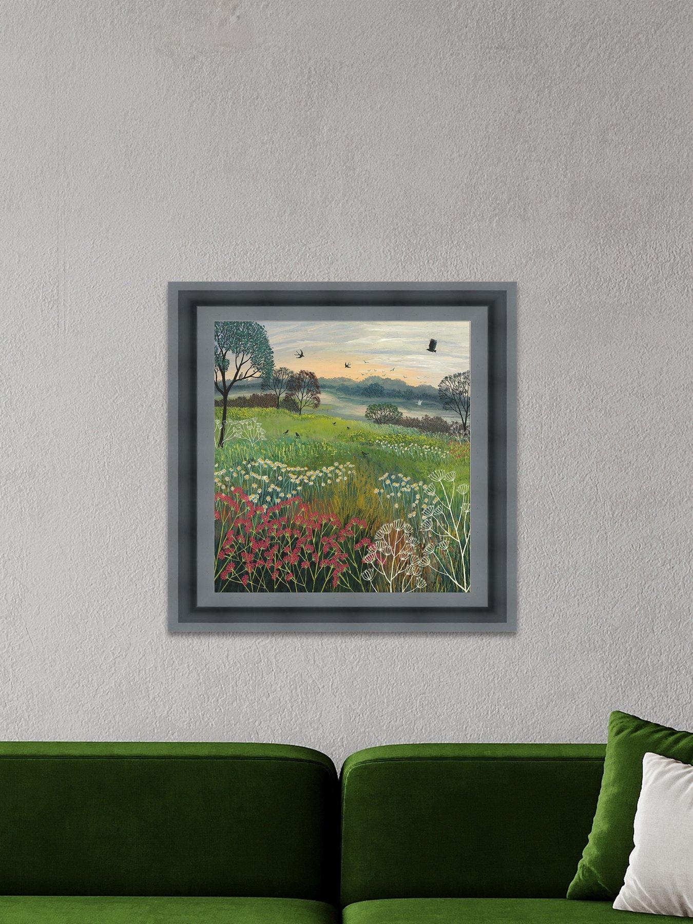 undefined Over Summers Eve by Jo Grundy Framed Art Print