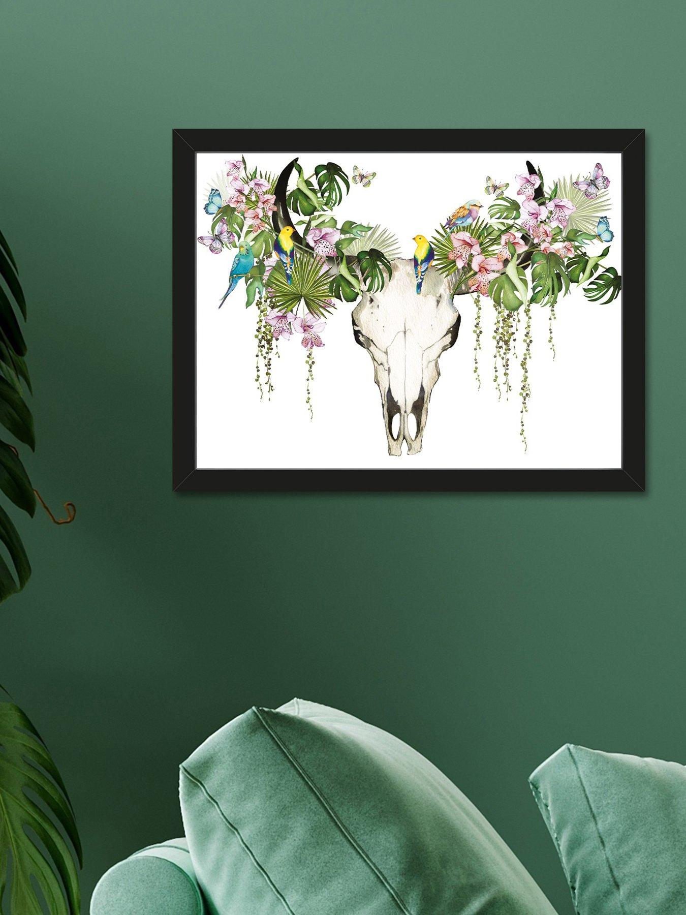 undefined Tropical Skull Art Print by Summer Thornton