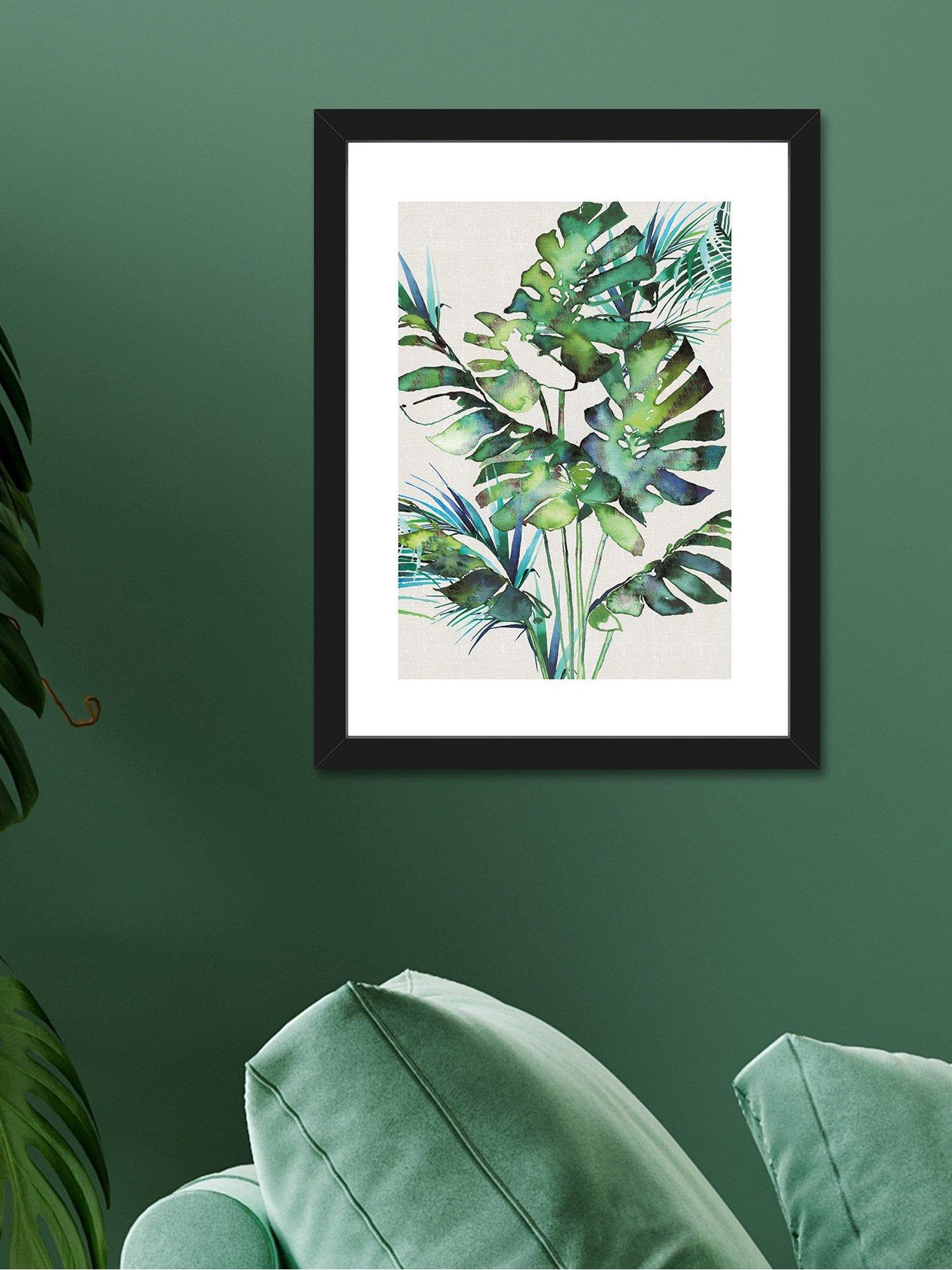 Image 1 of 2 of The Art Group Monstera Leaves Art Print by Summer Thornton&nbsp;