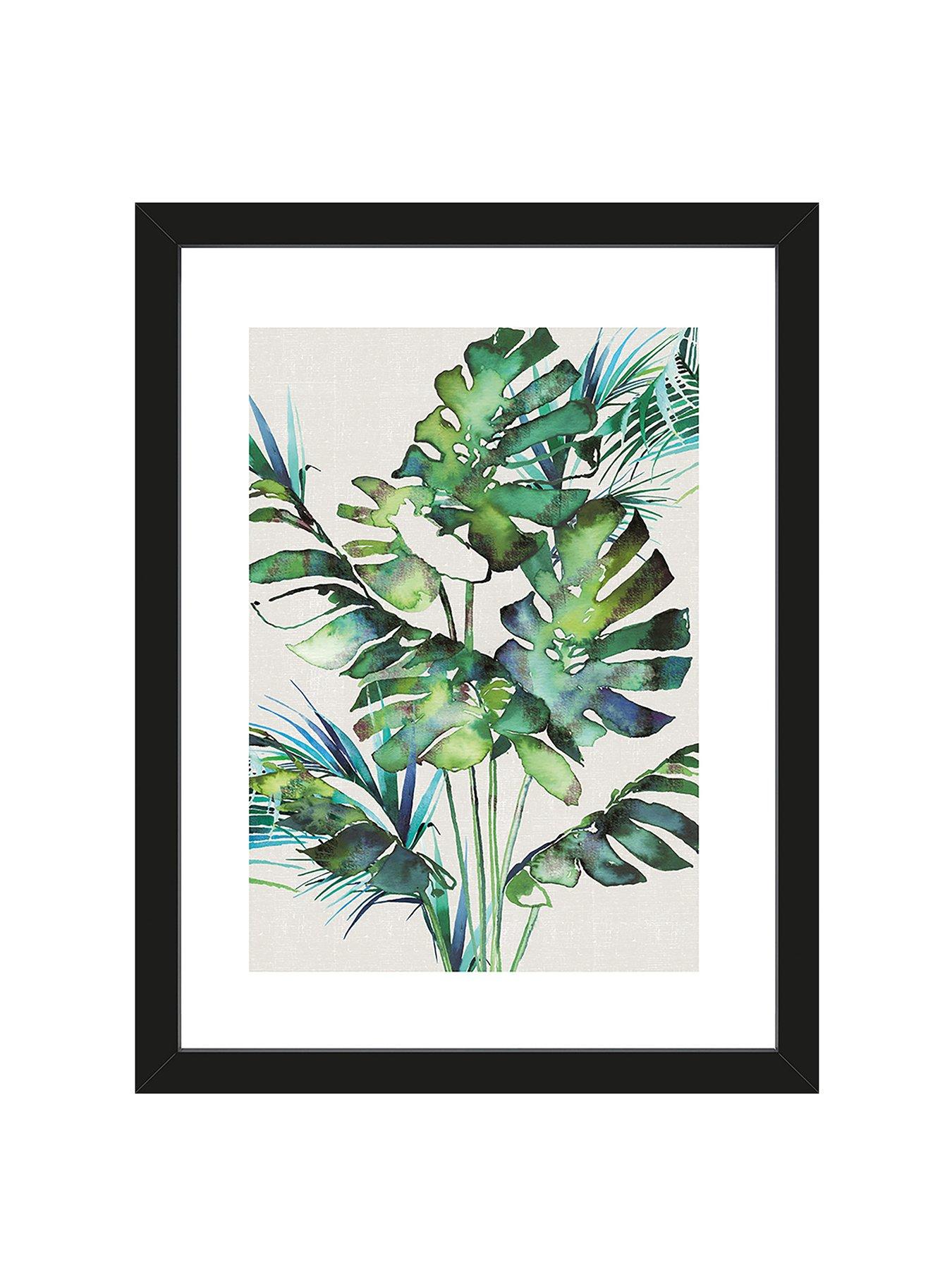 Image 2 of 2 of The Art Group Monstera Leaves Art Print by Summer Thornton&nbsp;