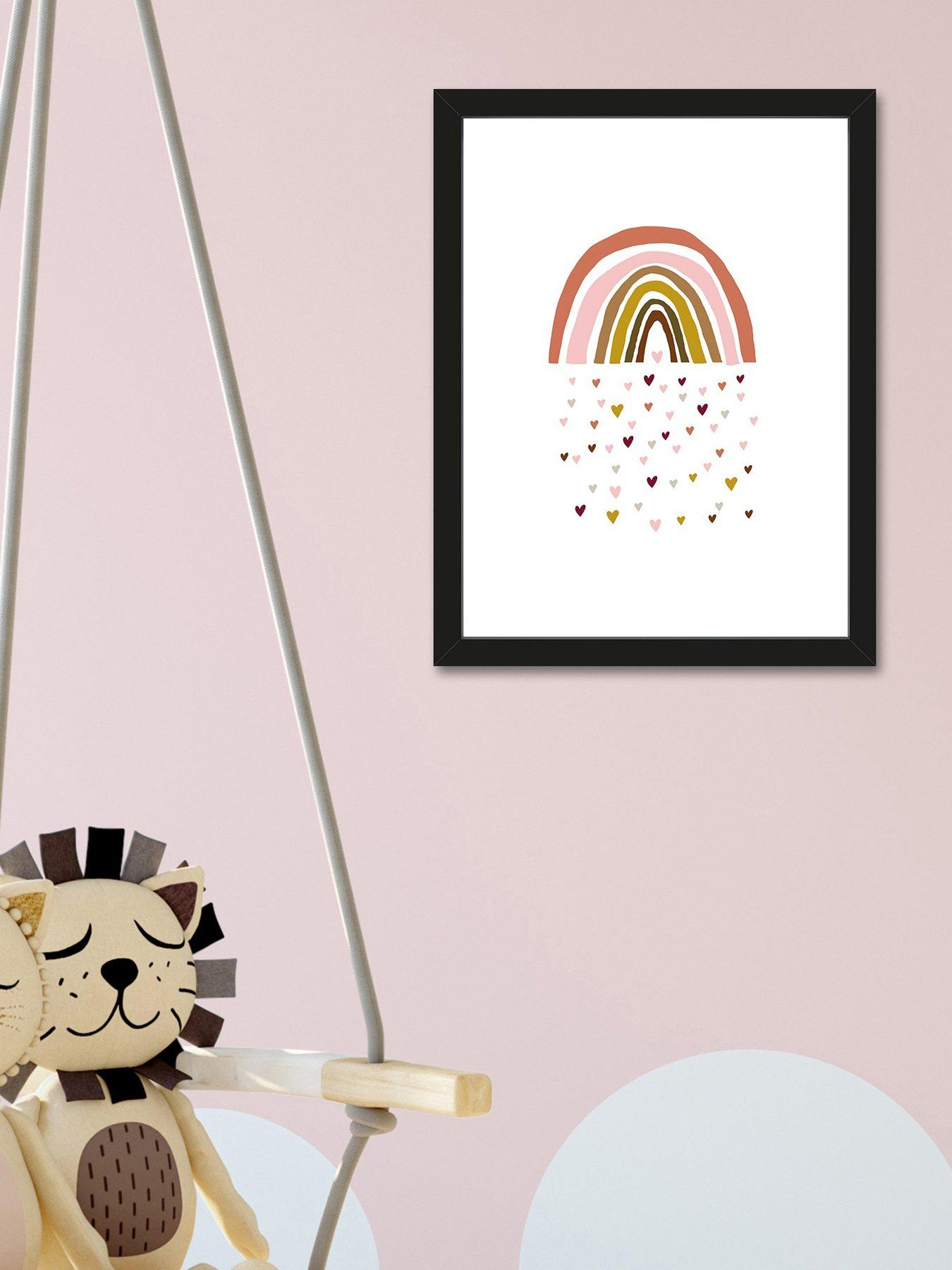 the-art-group-rainbow-hearts-art-print-by-summer-thorntonnbspfront