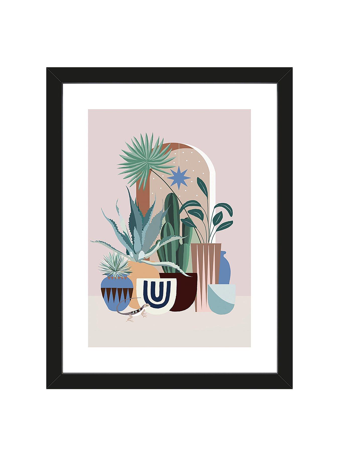 Image 2 of 2 of The Art Group Cactus in Pots Art Print by Summer Thornton&nbsp;