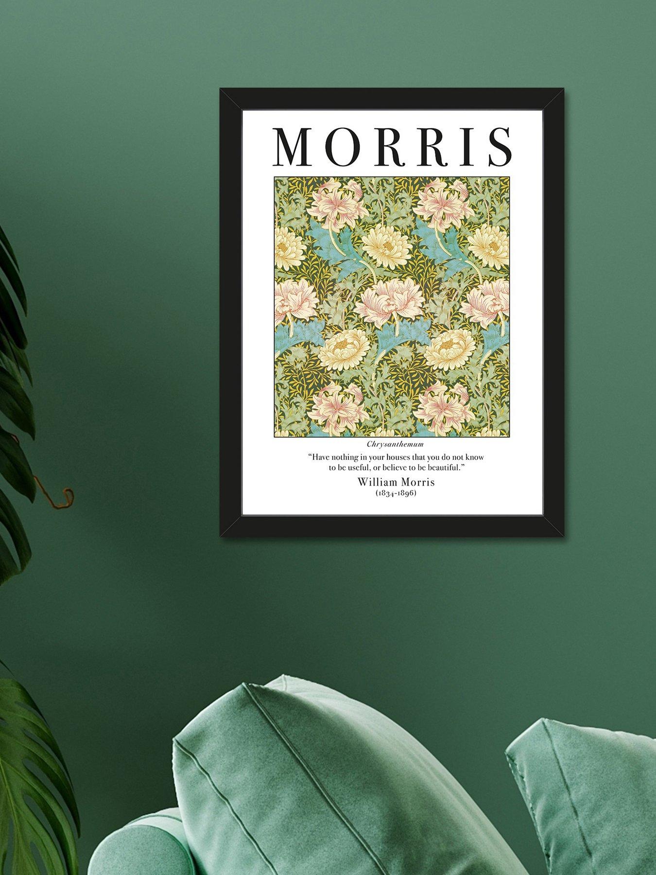 undefined Chrysanthemum by William Morris Framed Art Print