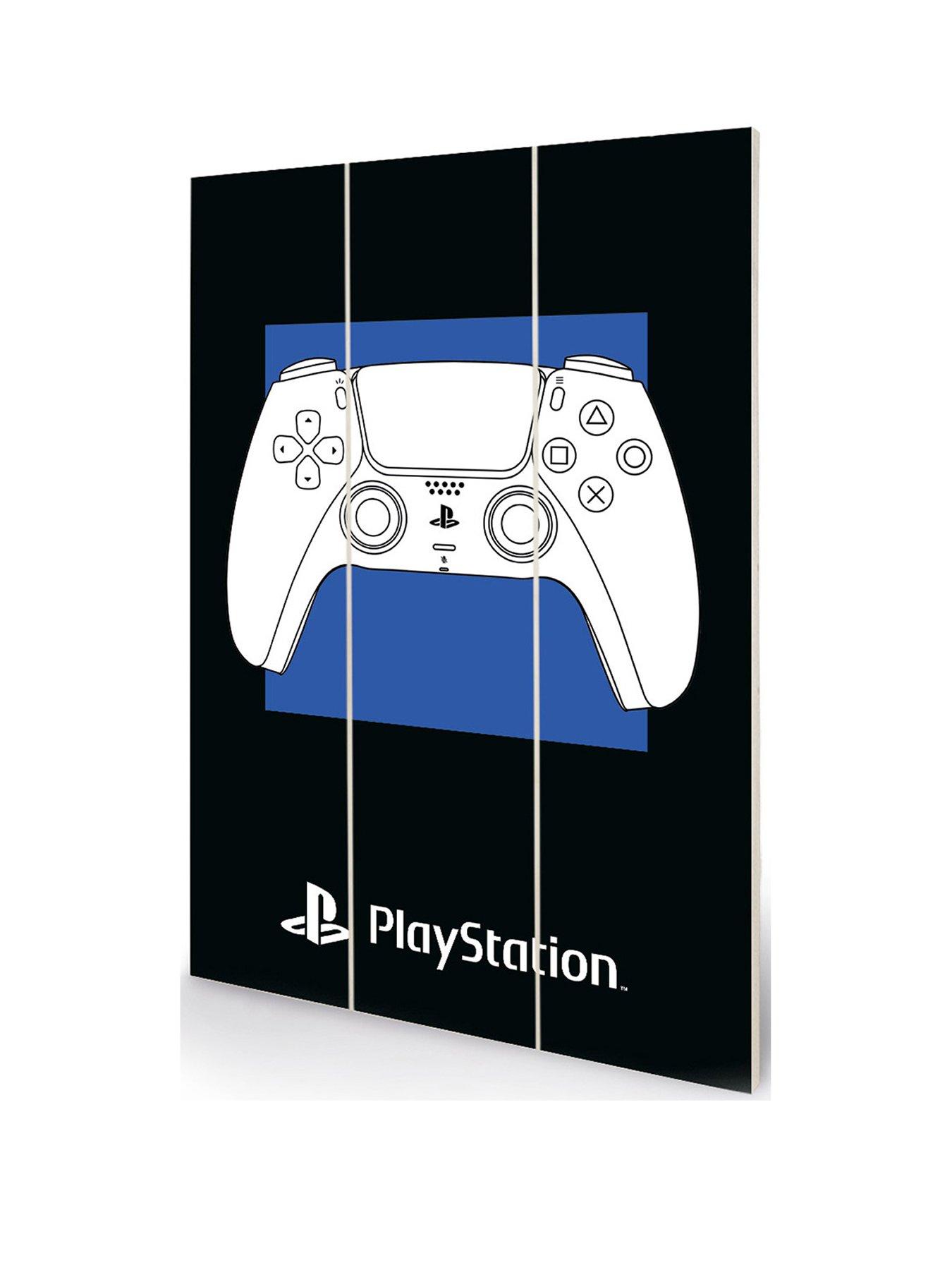 playstation-nbspbold-controller-print-on-wood-canvasnbspstillFront