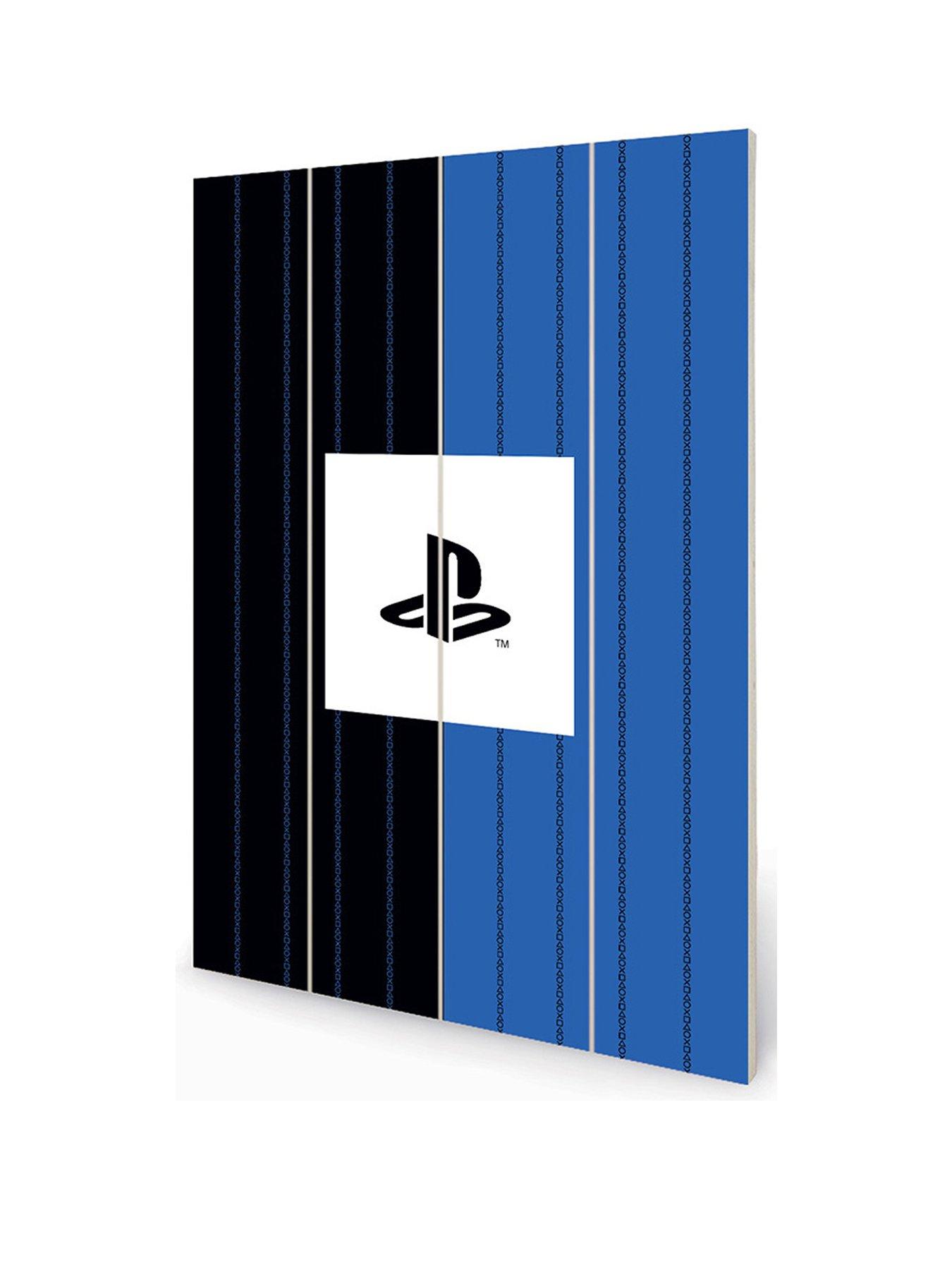 undefined Playstation Portrait Print On Wood