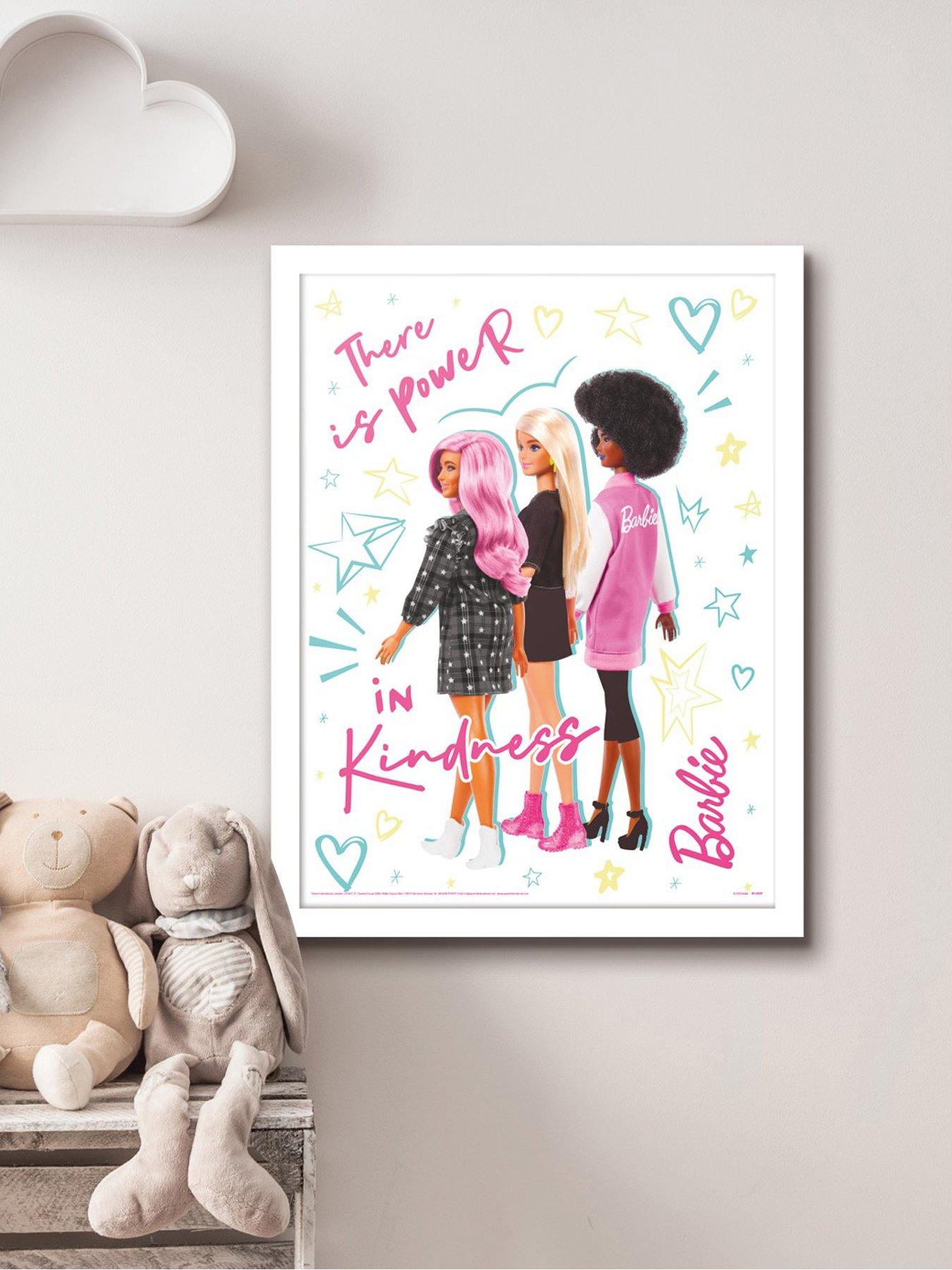 barbie-barbie-there-is-power-in-kindness-framed-print