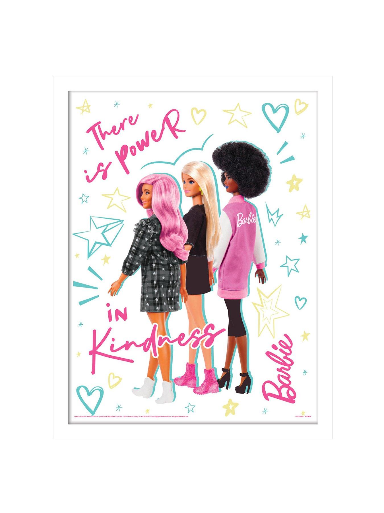 barbie-barbie-there-is-power-in-kindness-framed-printstillFront