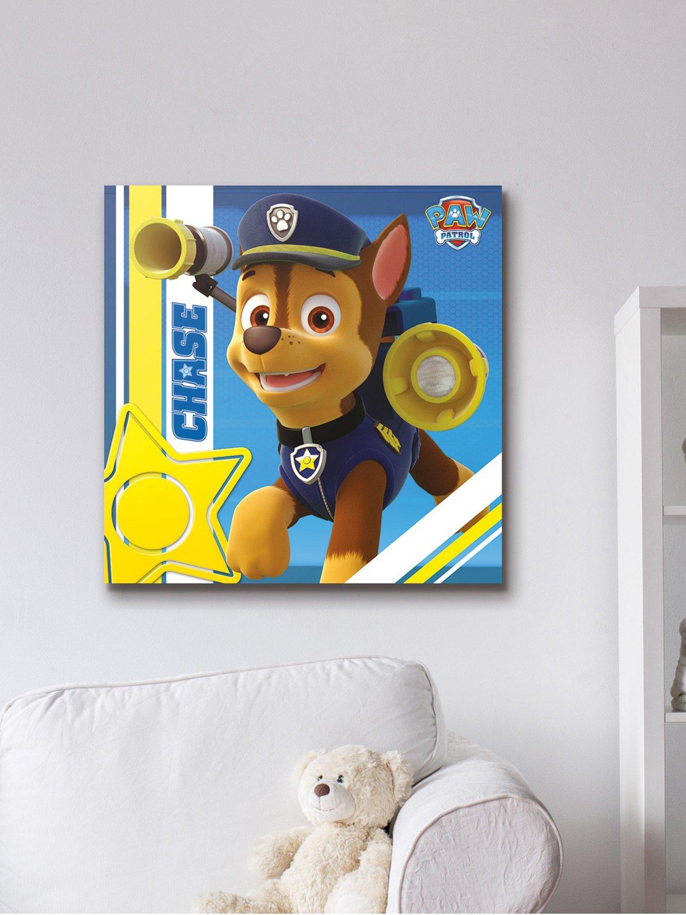Image 1 of 2 of Paw Patrol Chase on Patrol Canvas
