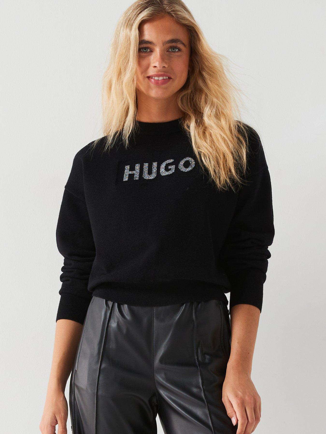 hugo-slogerix-chest-logo-sweatshirt-black