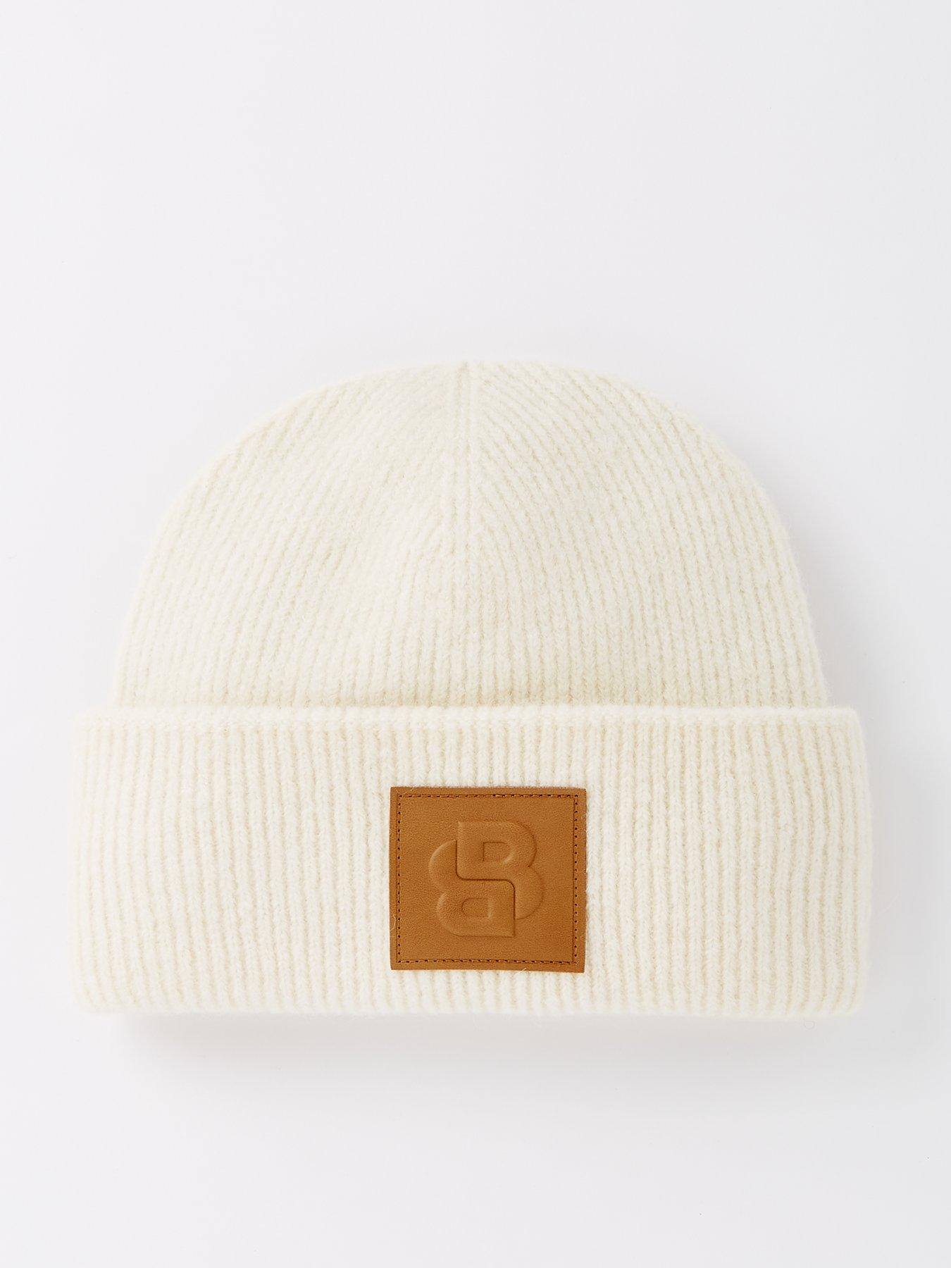 boss-laru-patch-logo-beanie-off-white