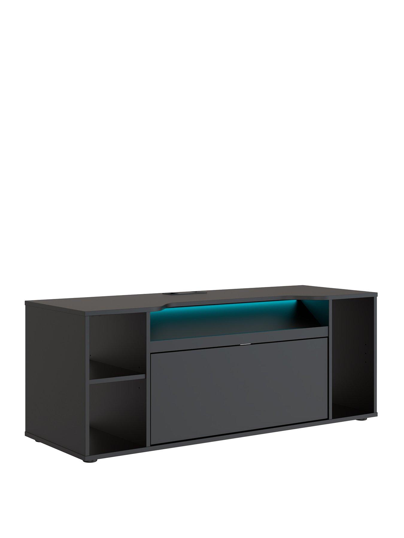 very-home-dylan-wall-mountednbspmediagaming-unit-with-led-lightingnbsp--blackback