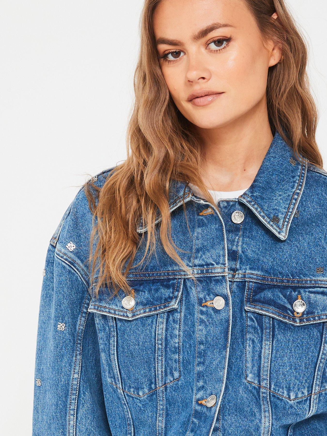 hugo-gisolia-all-over-logo-denim-jacket-bluedetail