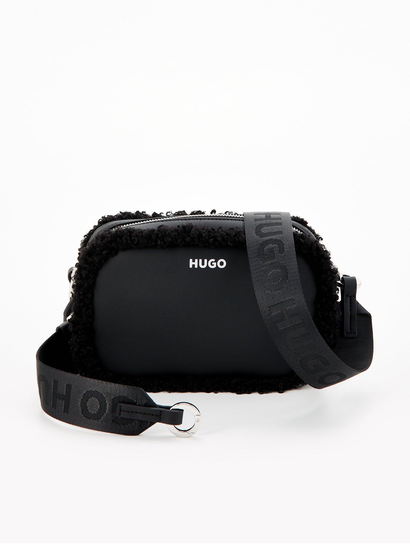 hugo-bel-small-borg-crossbody-blackfront