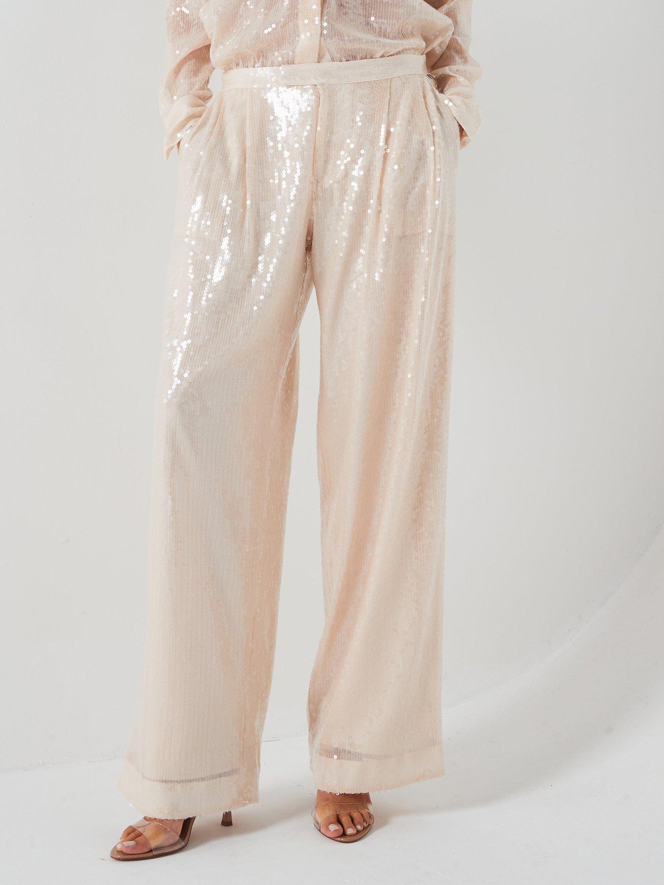 boss-sequin-wide-leg-trouser-nudefront